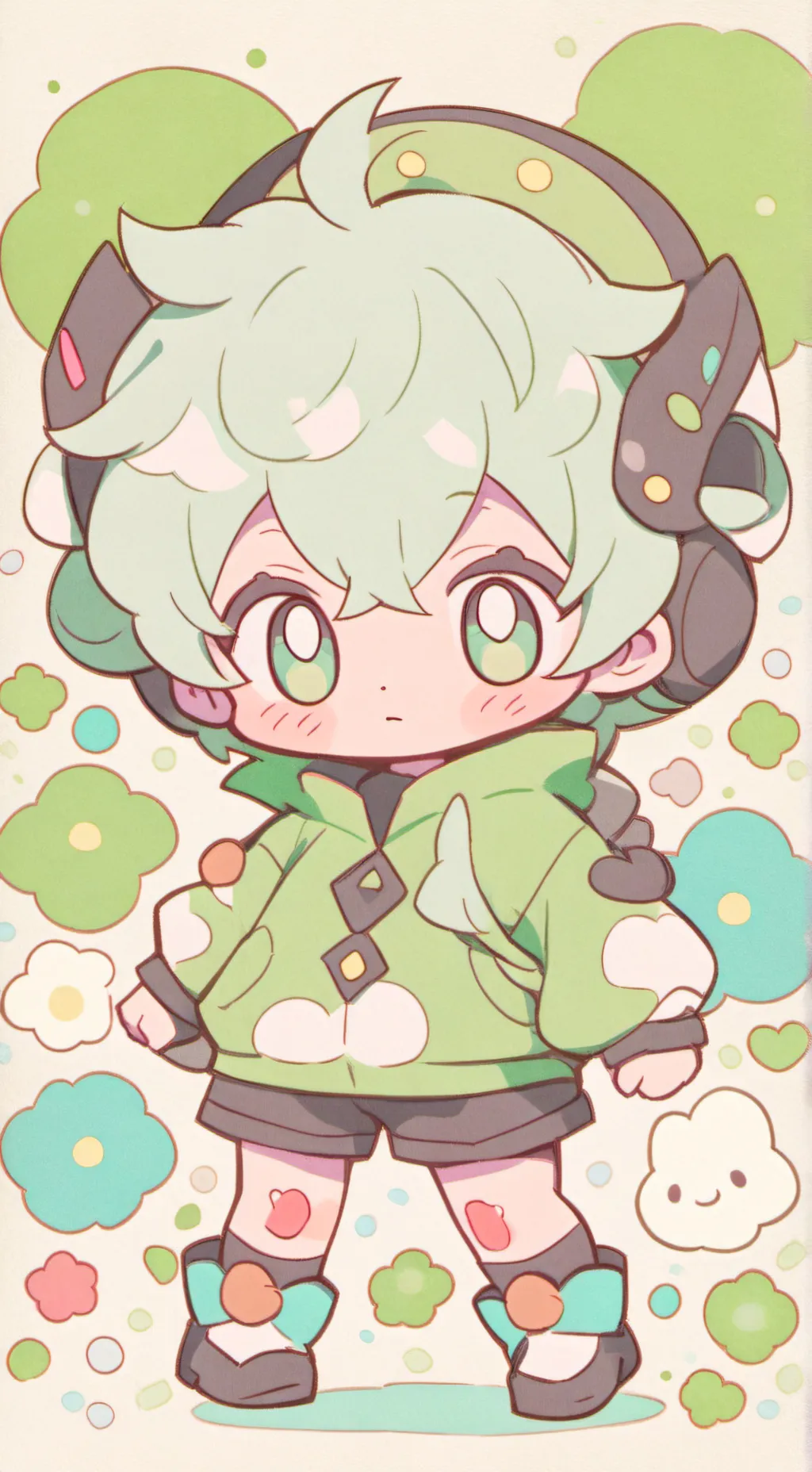 ai character: baby sprunki background