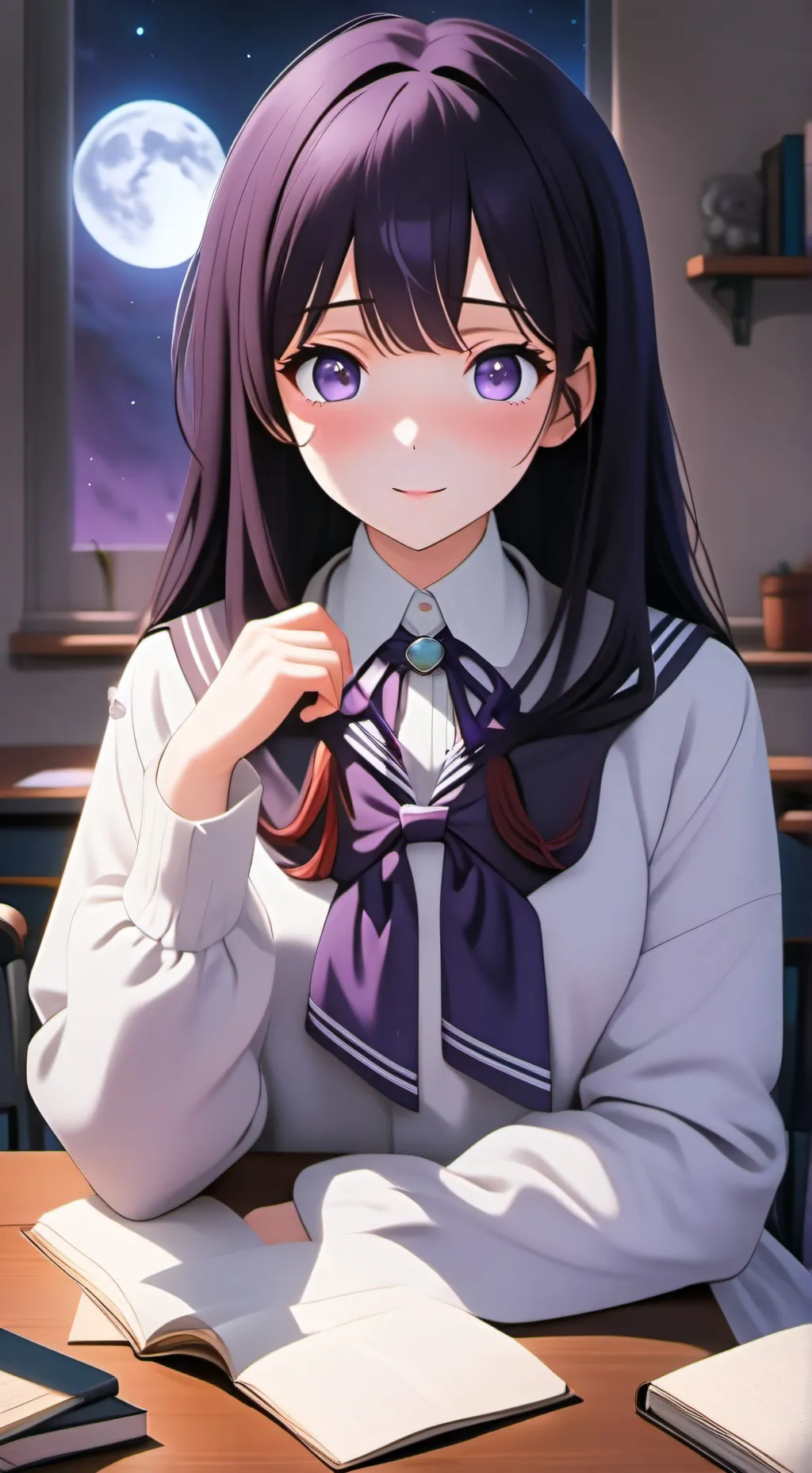 ai character: Himari background