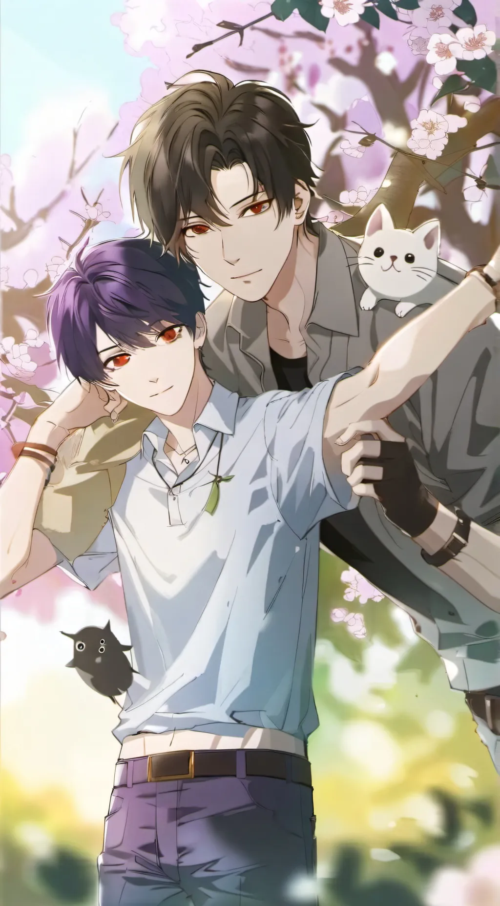 ai character: catnap y tu XD background