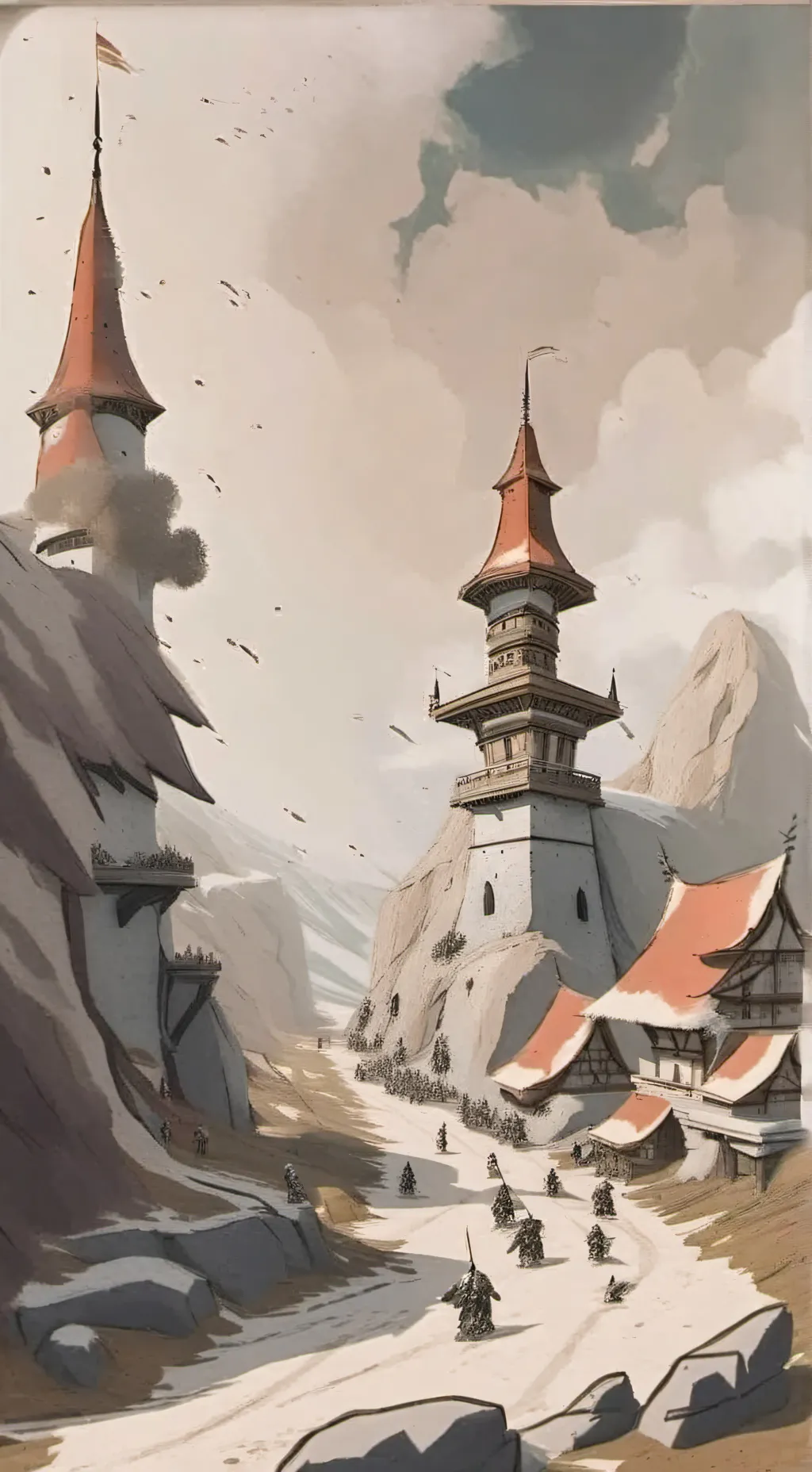 ai character: The Town background