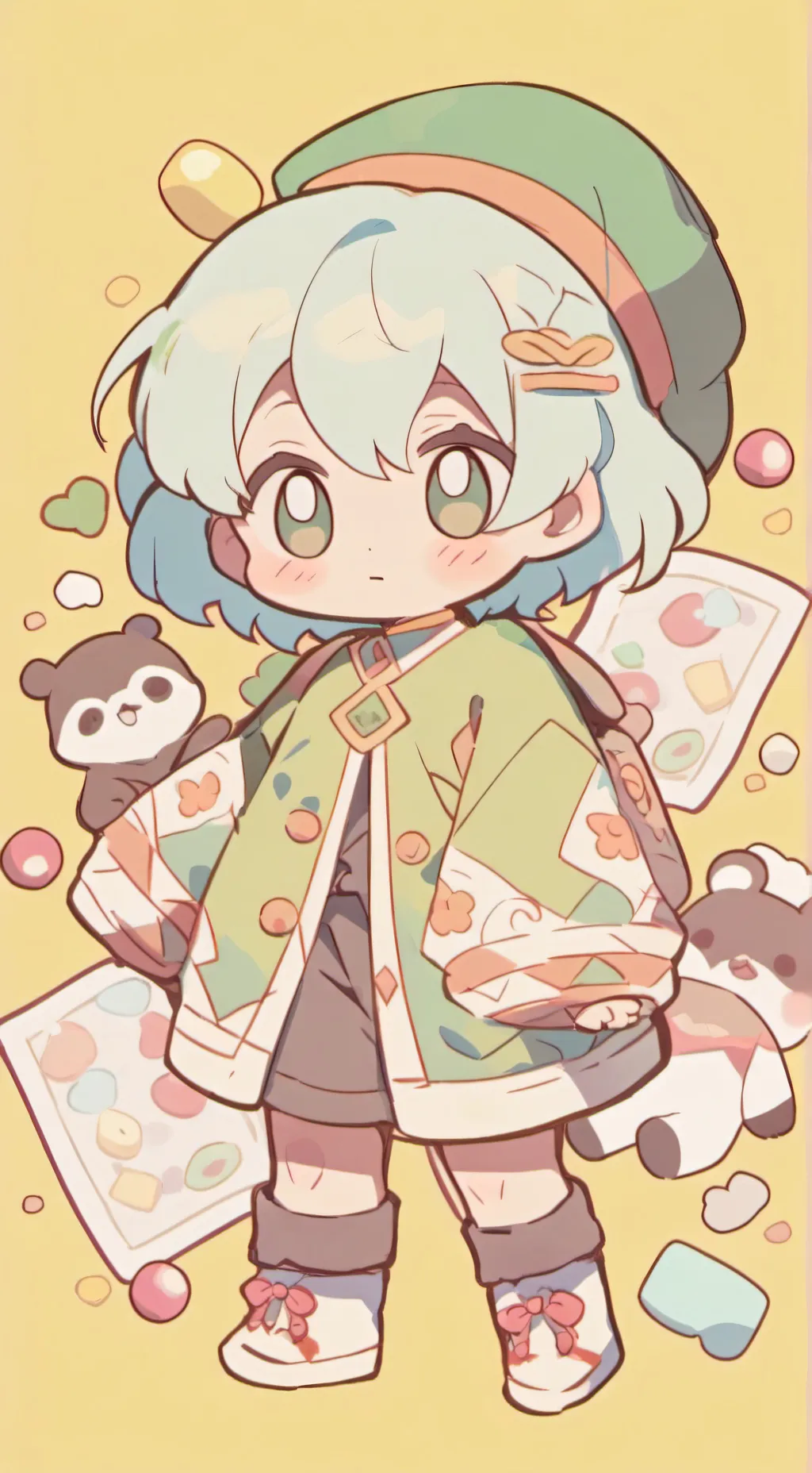 ai character: baby background