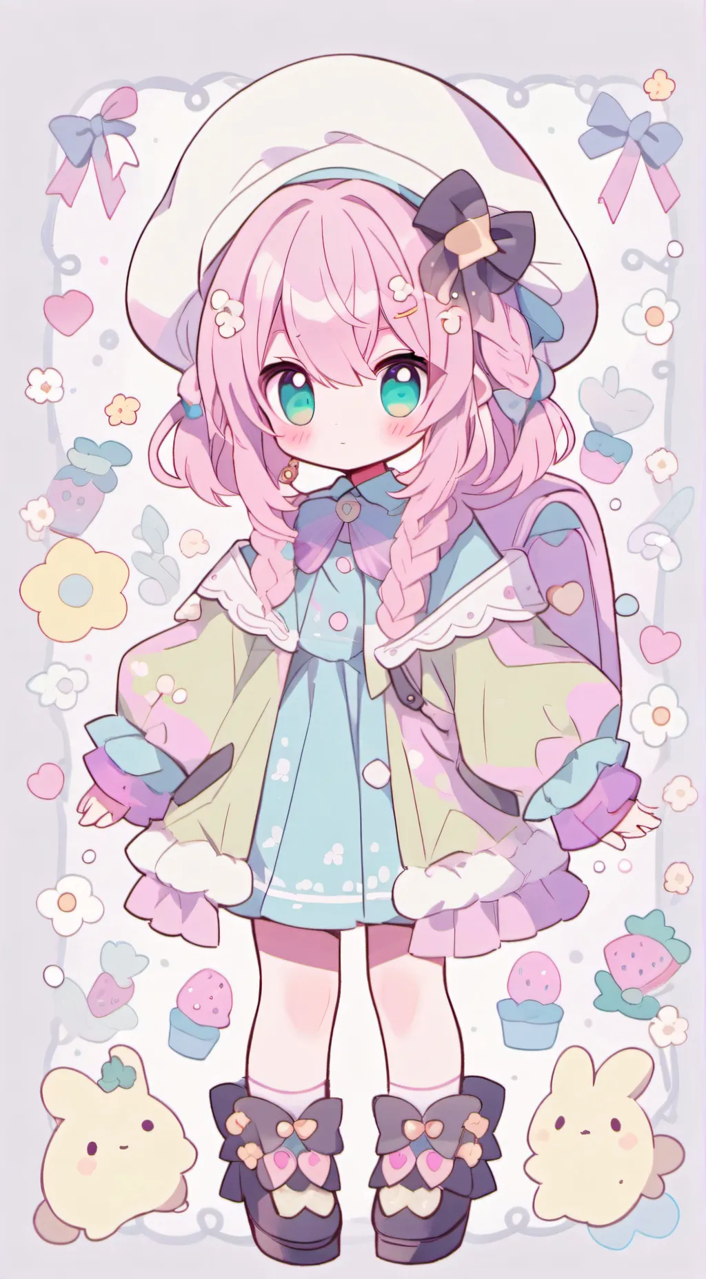ai character: Lily  background