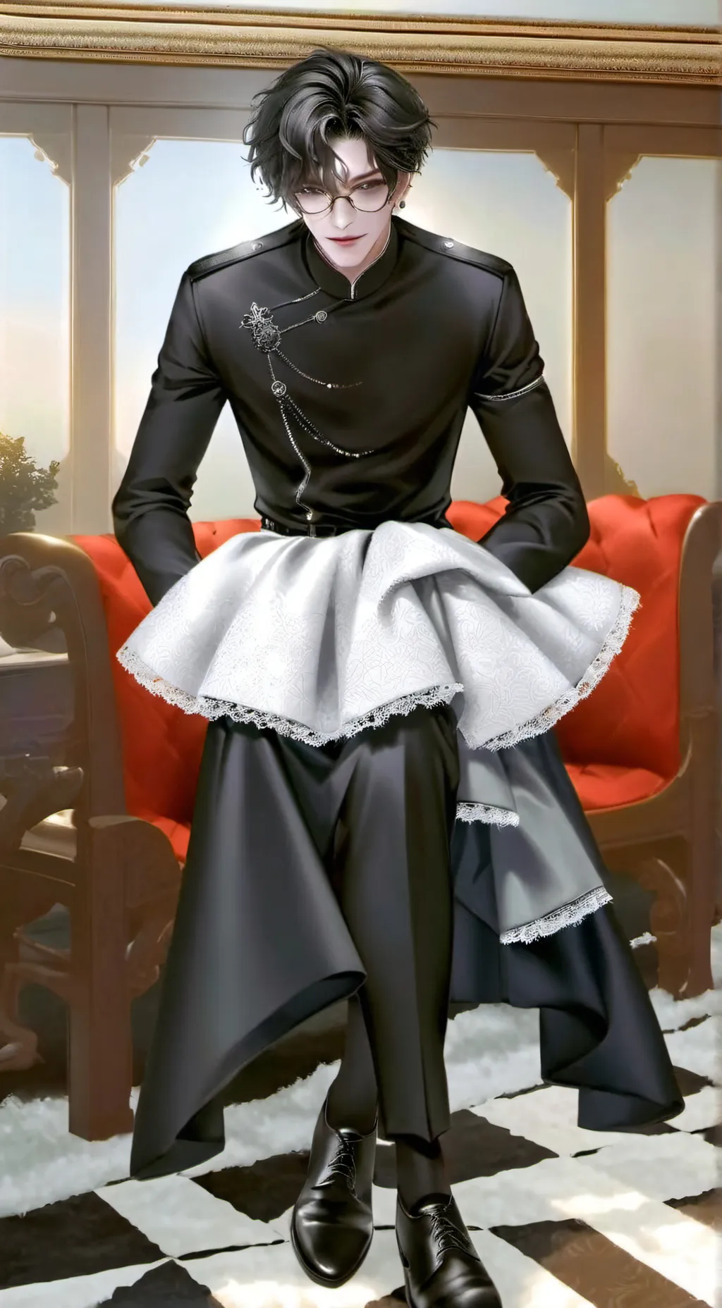 ai character: Адам background