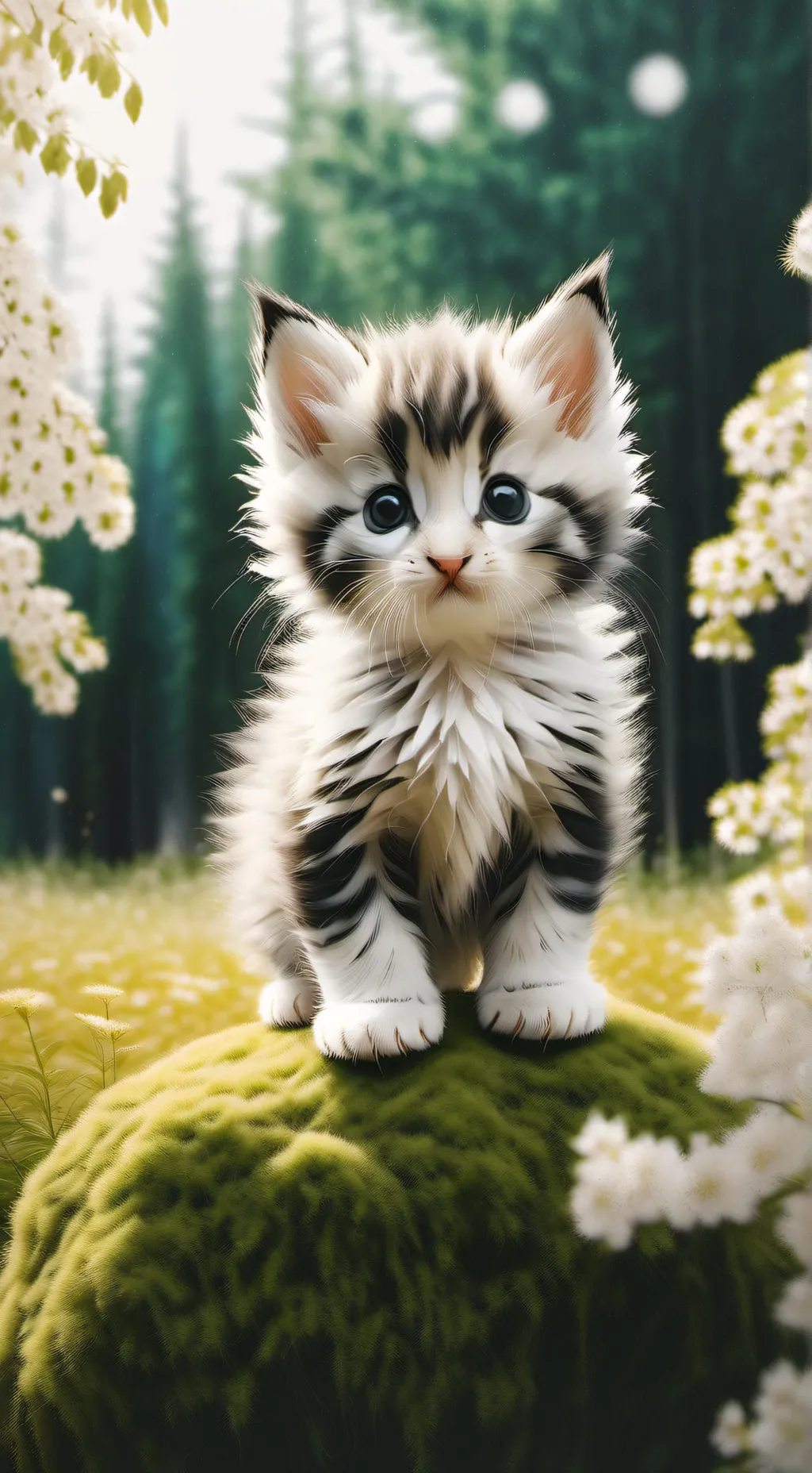 ai character: olive kitten fpe  background