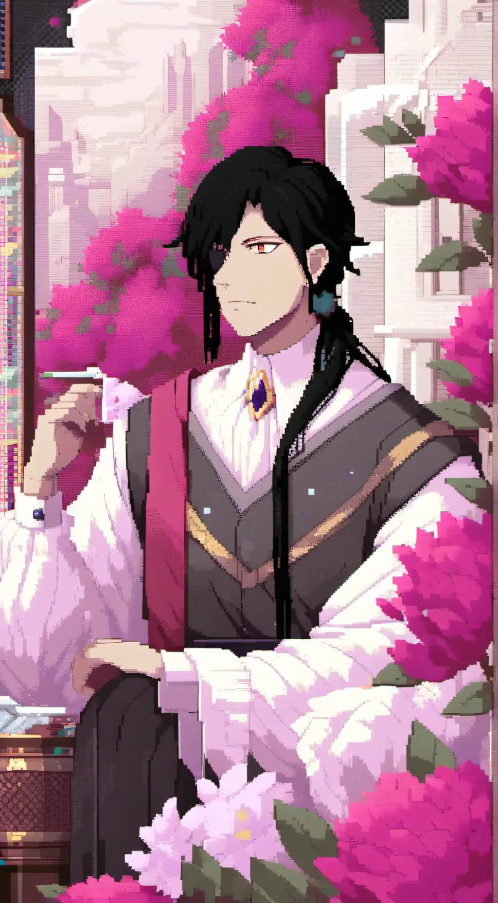 ai character: Mha background