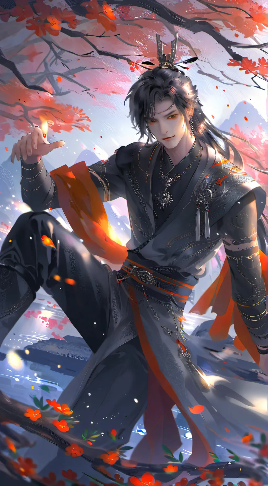 ai character: LEO background