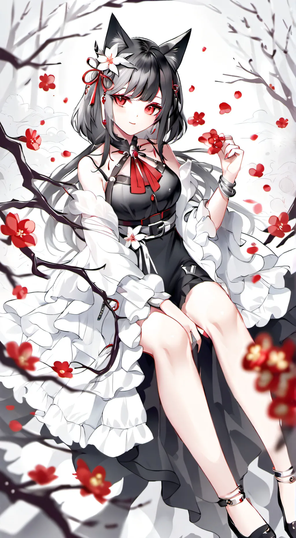 ai character: la waifu Elizabeth background