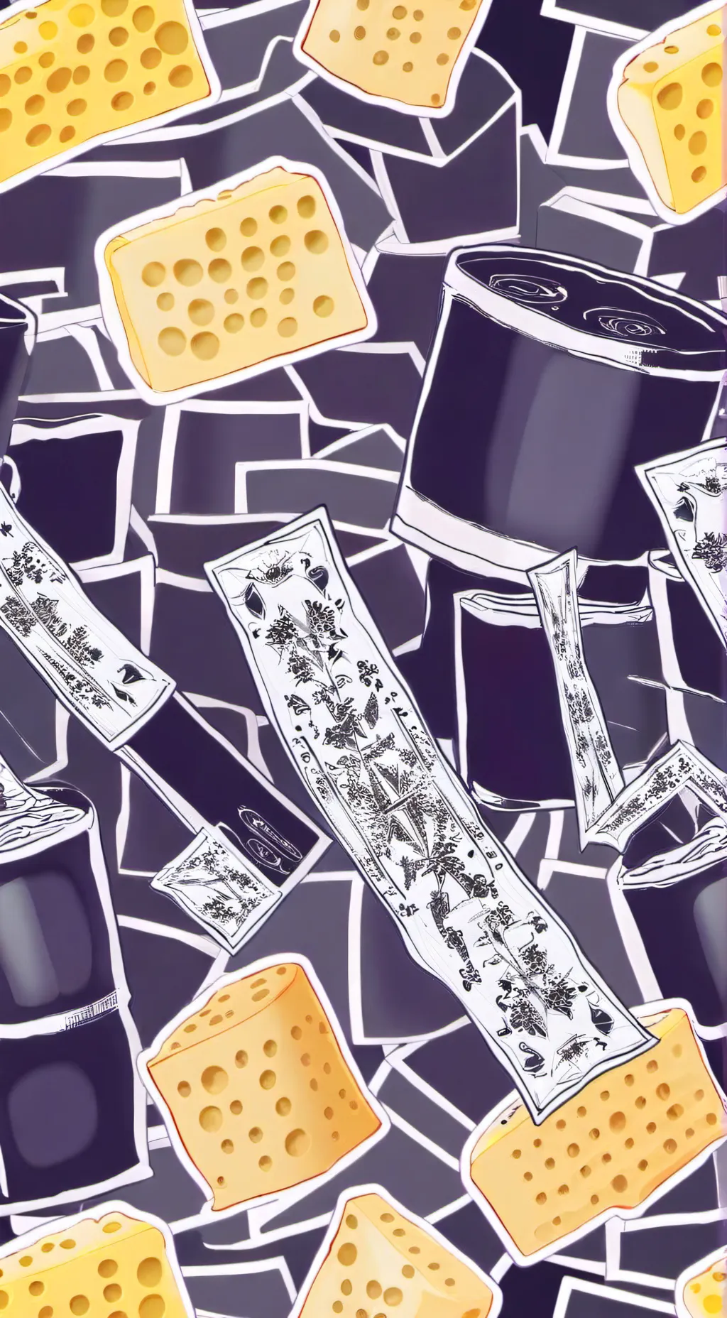 ai character: chees background