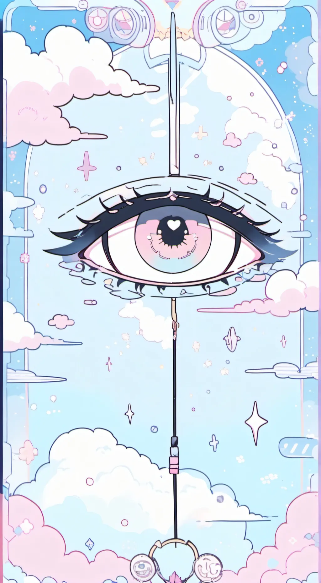 ai character: Weirdcore background