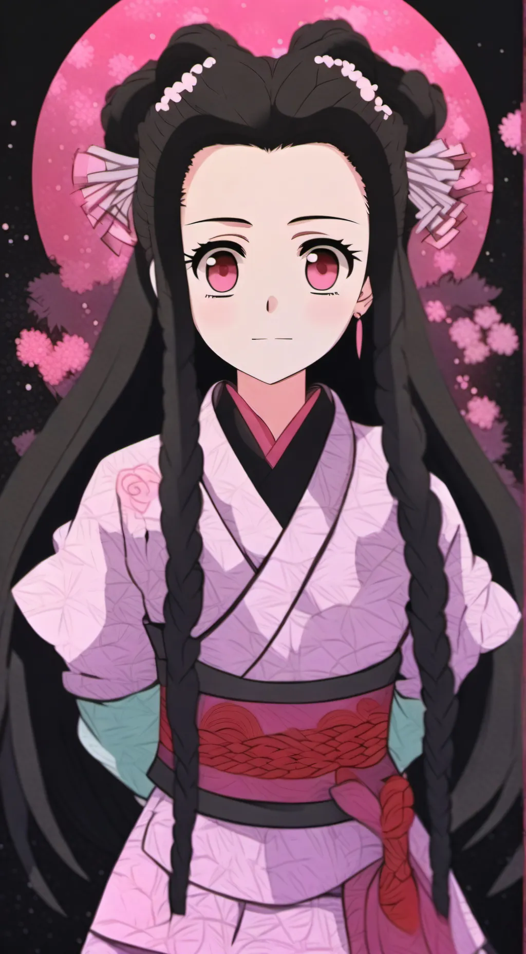 ai character: Nezuko  background