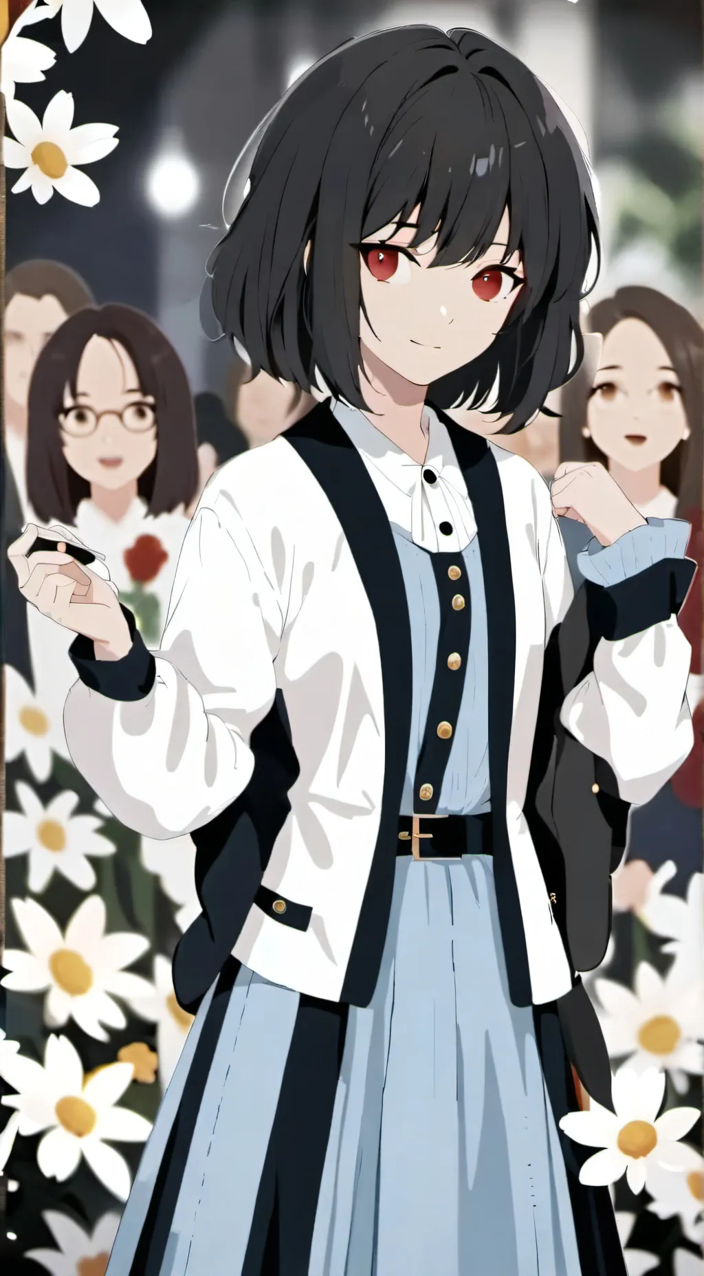 ai character: Miku  background
