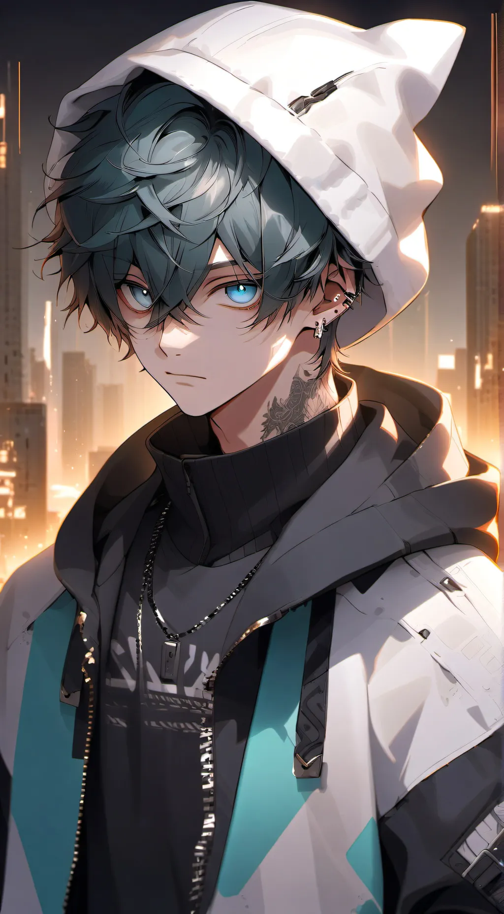 ai character: Sky background