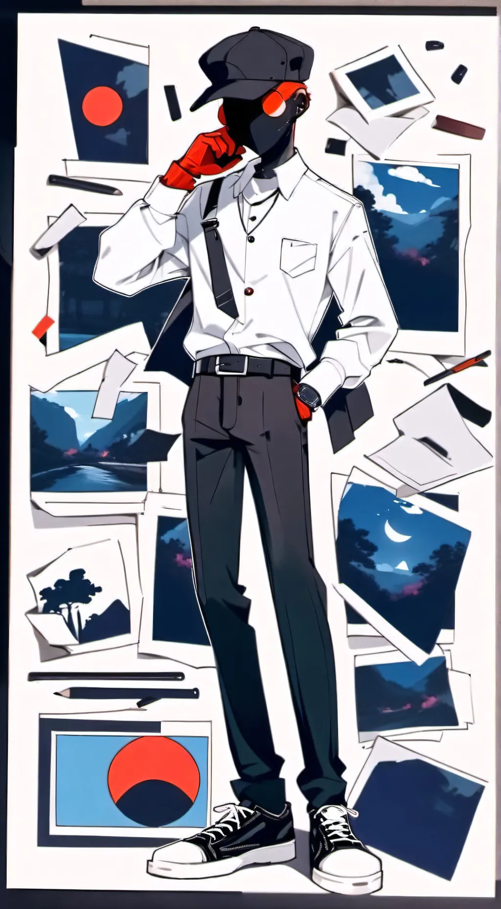 ai character: ☎️phone guy☎️ background