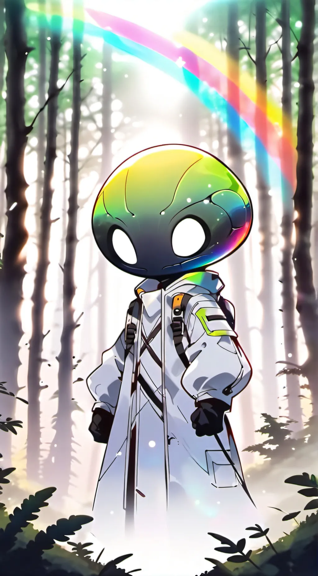 ai character: Lumina background