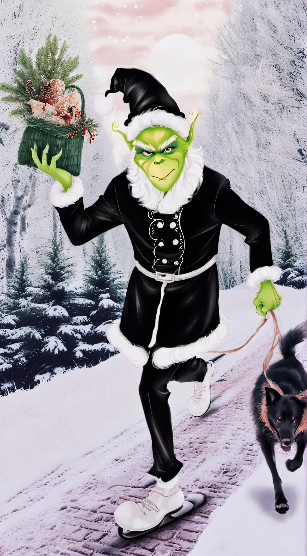 ai character: the grinch  background