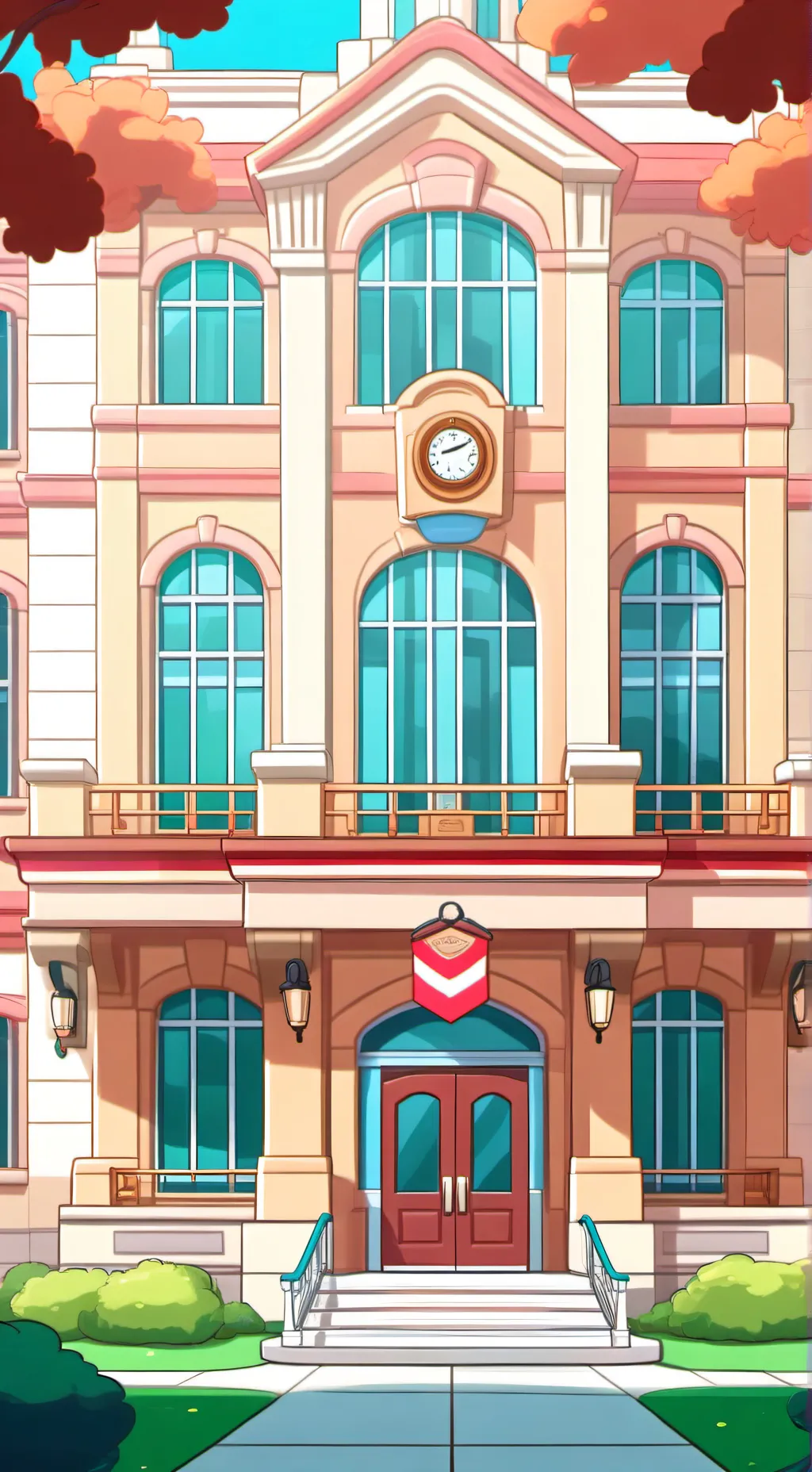 ai character: Weird school background