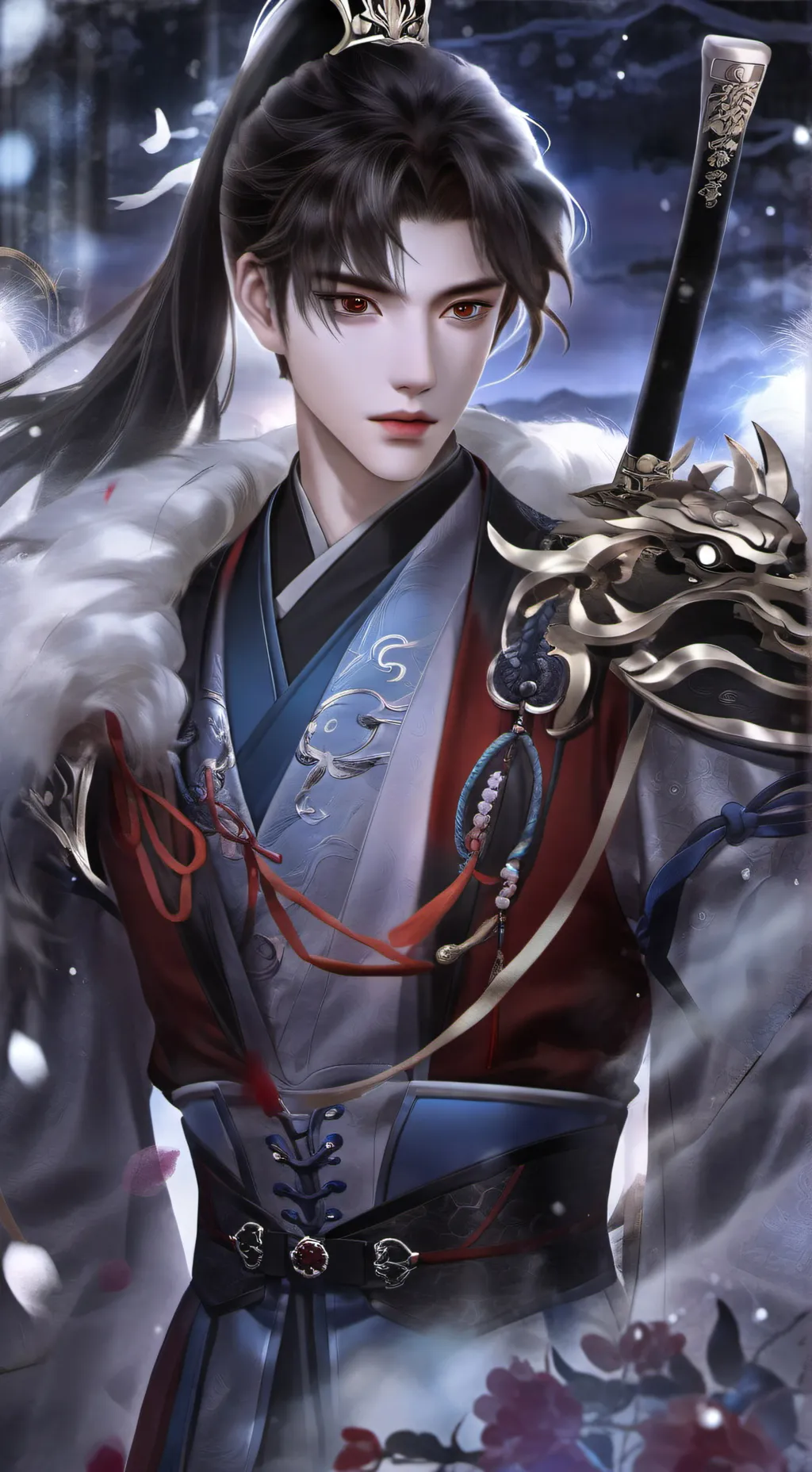ai character: xue yuan jiu  background