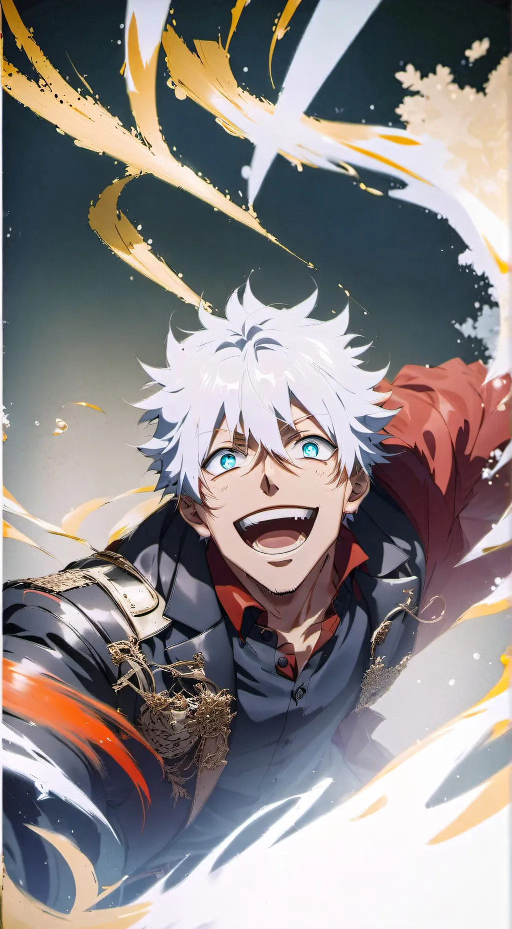 ai character: freaky gojo background