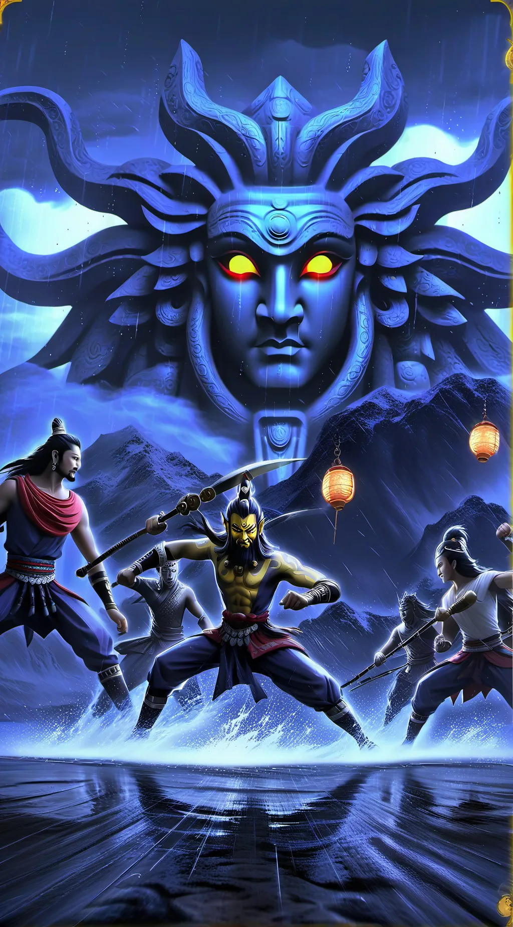 ai character: aong background