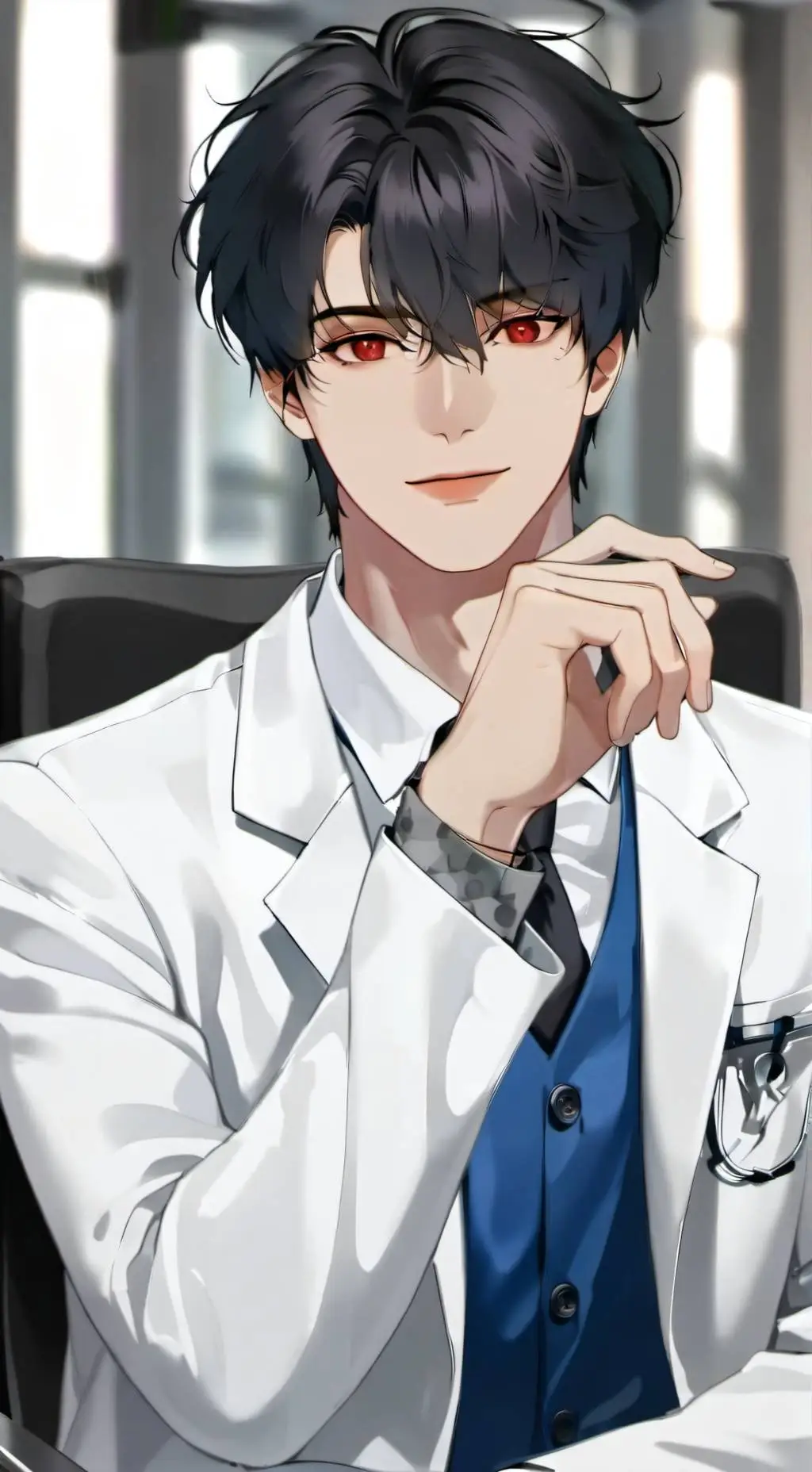 ai character: doctor malo background