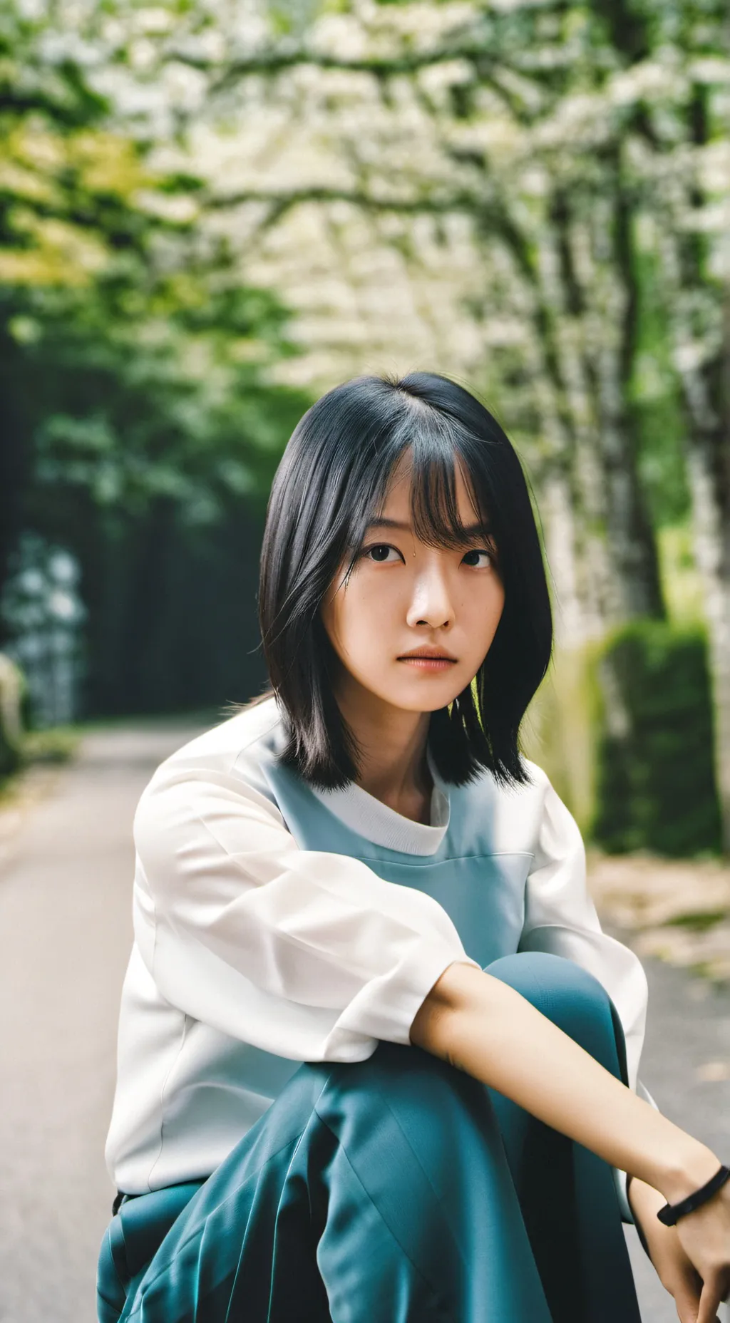 ai character: Jun-hee. background