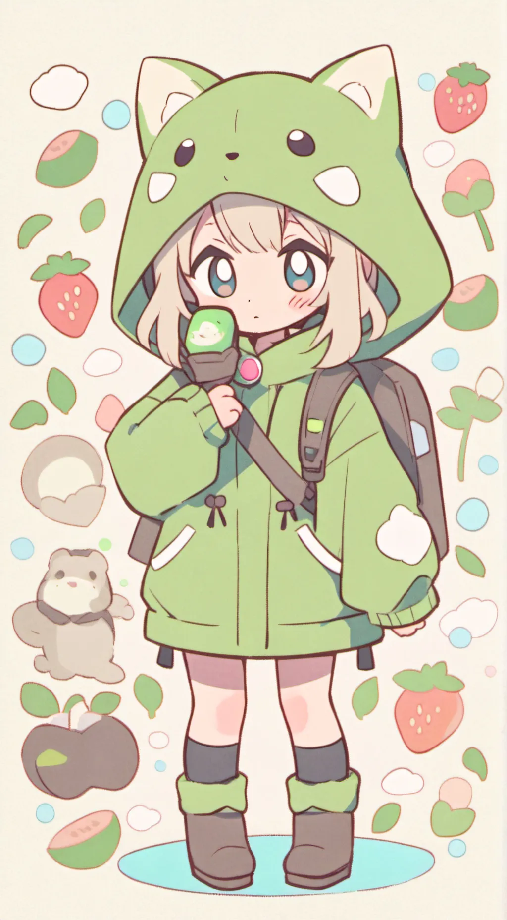 ai character: Harmony background