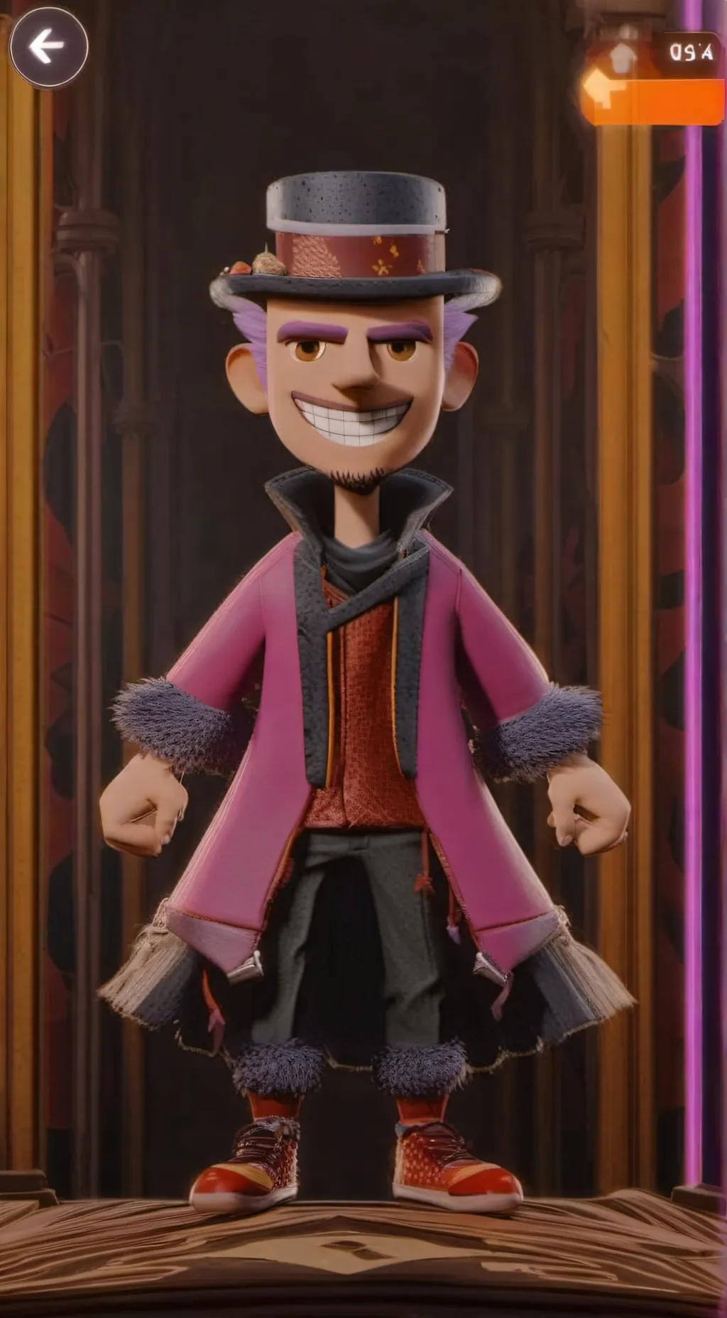 ai character: Jax background