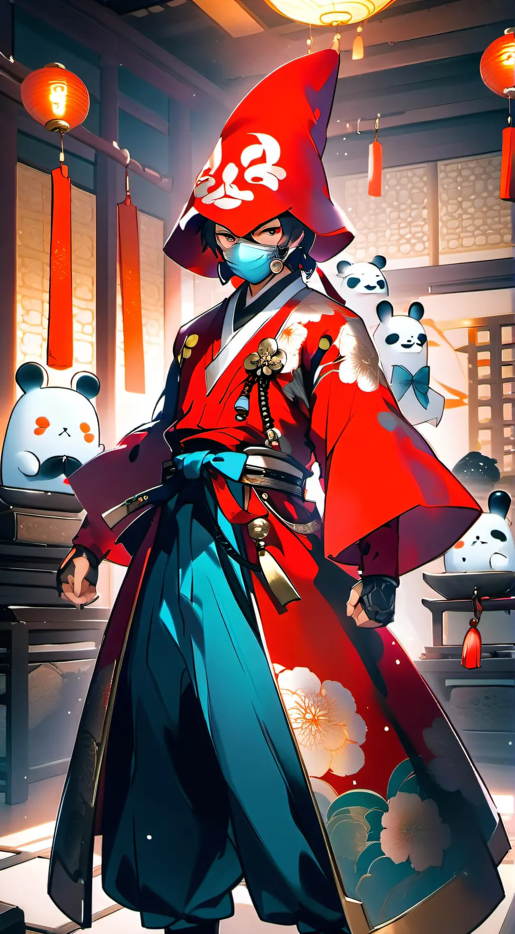 ai character: Korean guy background