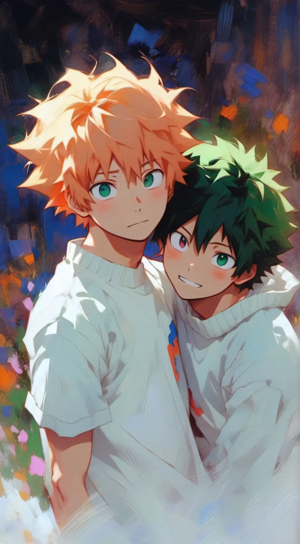 ai character: Bakudeku background