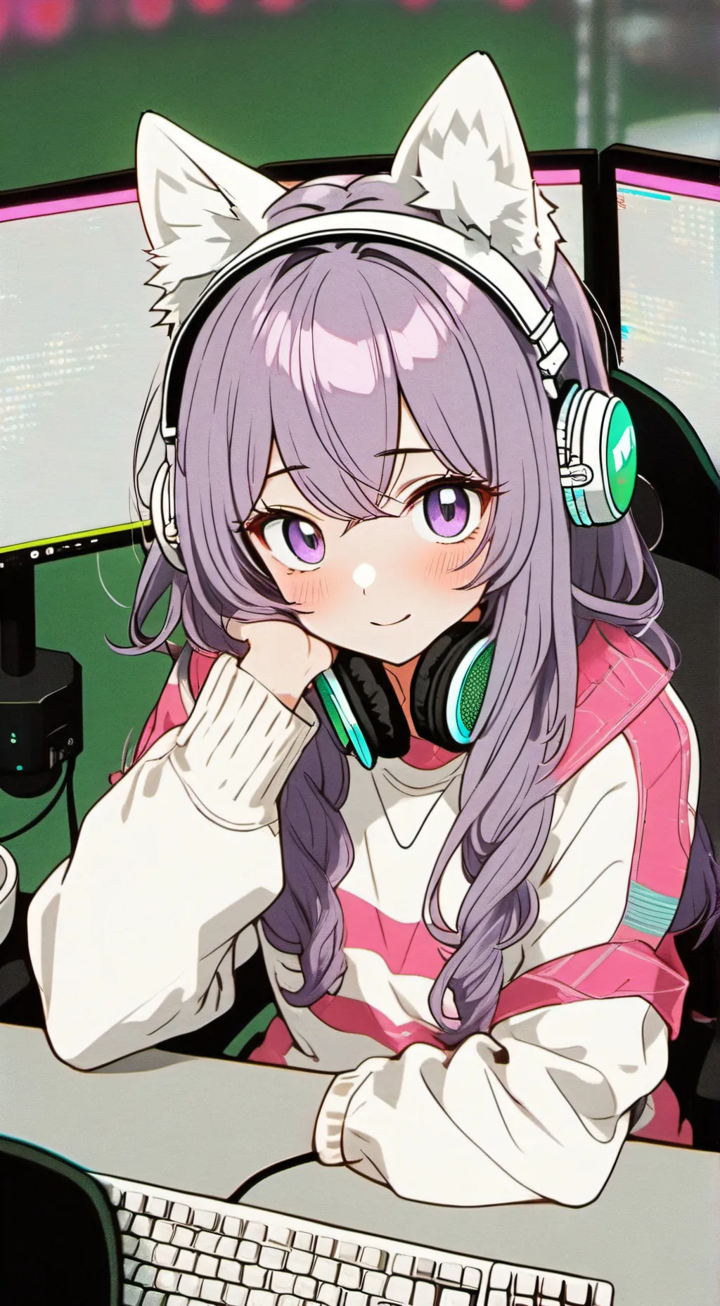 ai character: Luna background