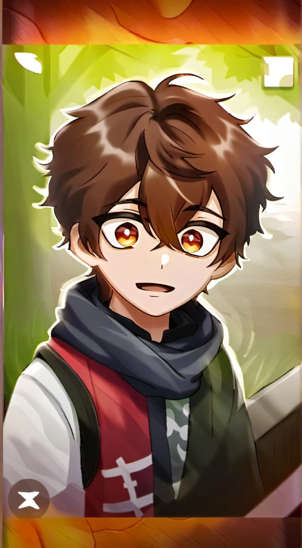 ai character: Glitch  background