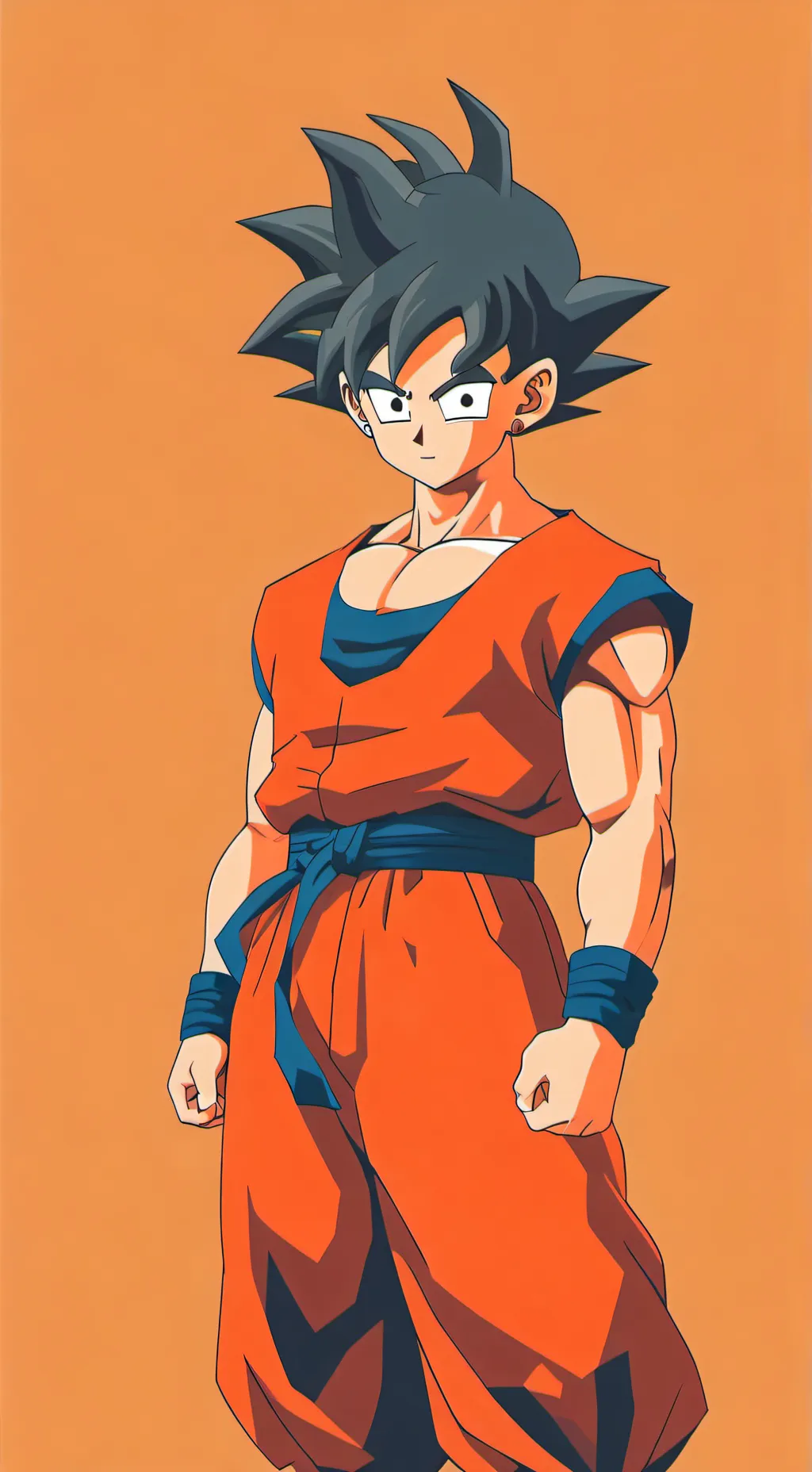 ai character: SON GOKU background
