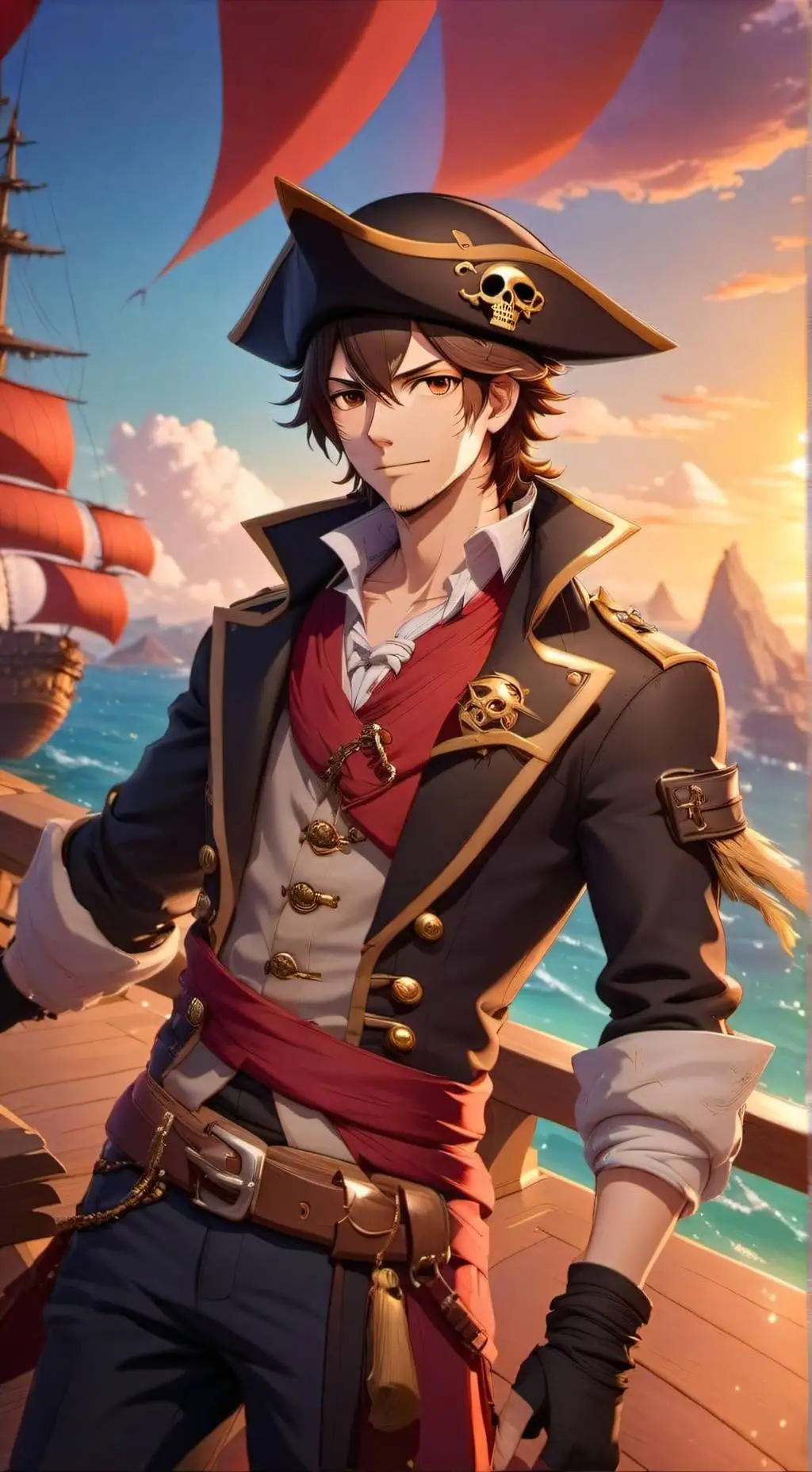 ai character: hazel background
