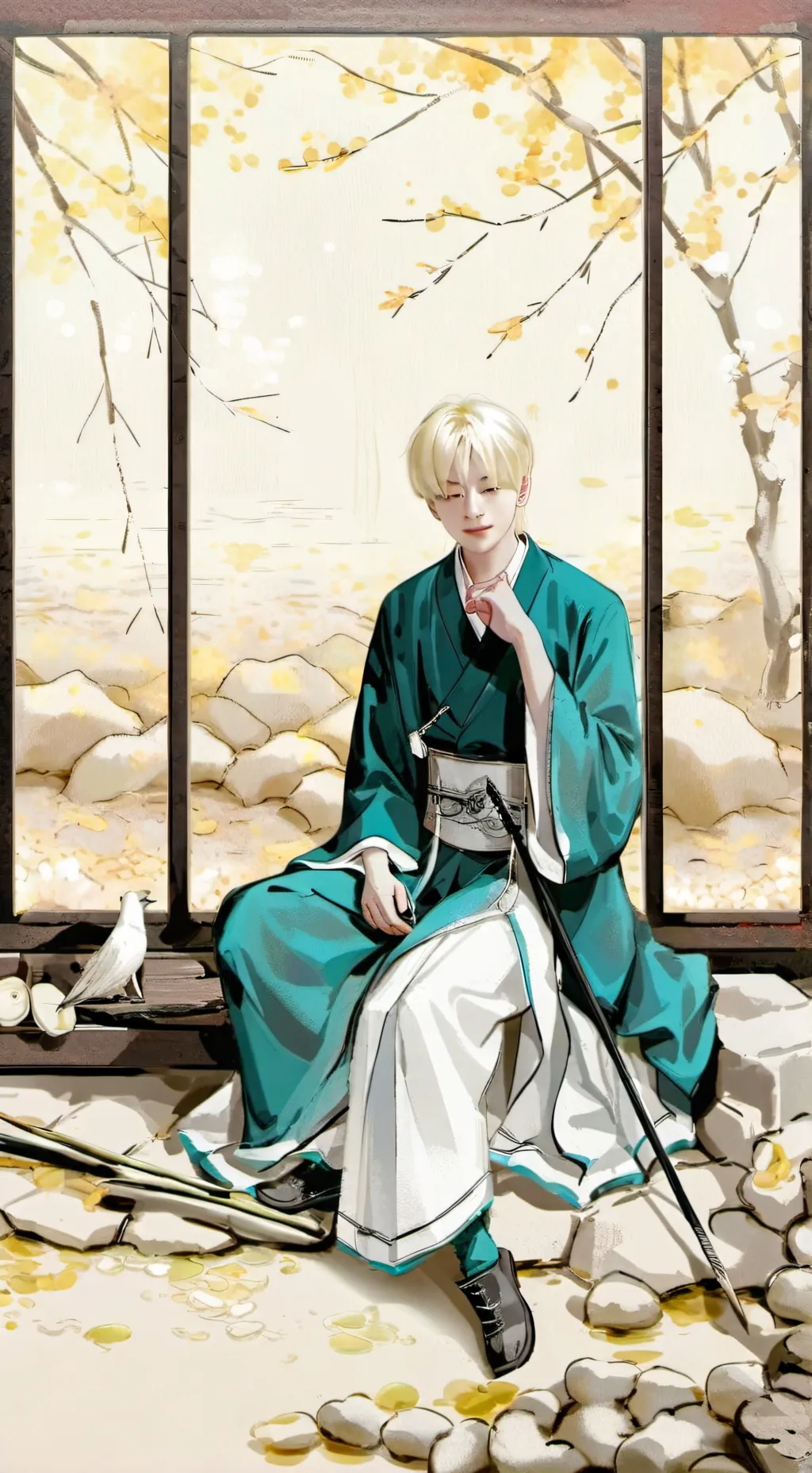 ai character: Sunoo <3 background