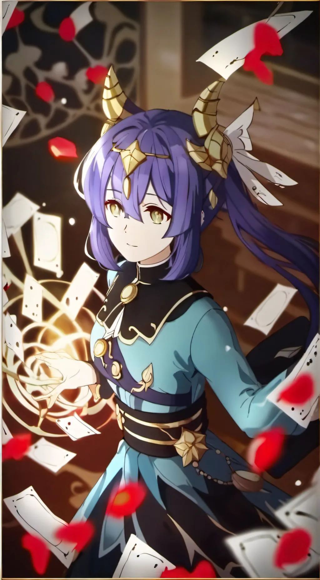 ai character: Luna background