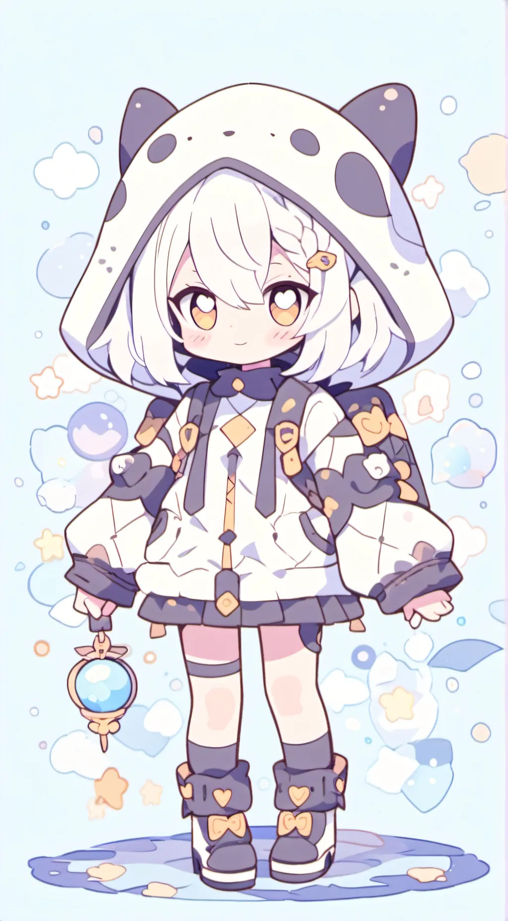 ai character: Chat pillier  background