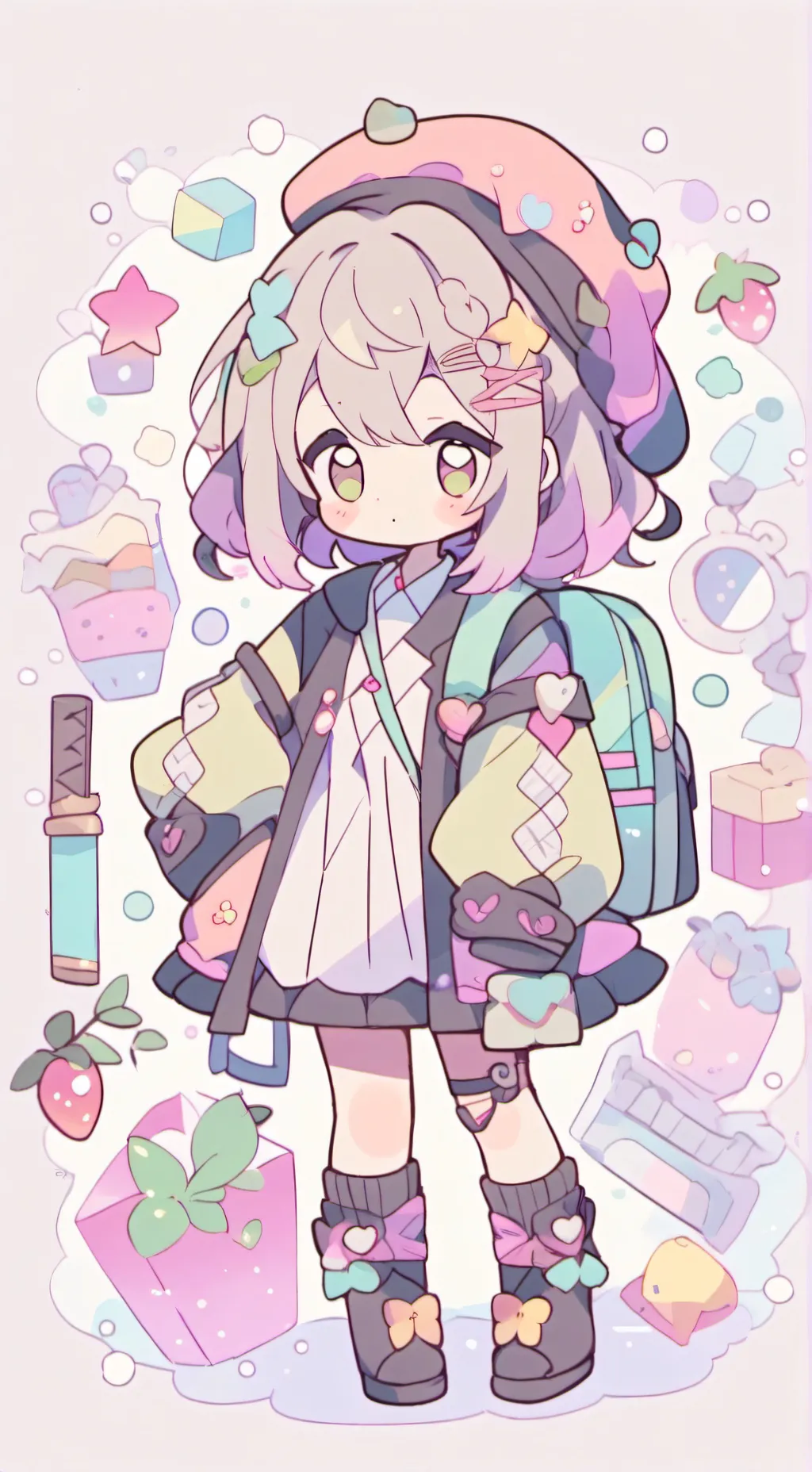 ai character: Bella 💖 background