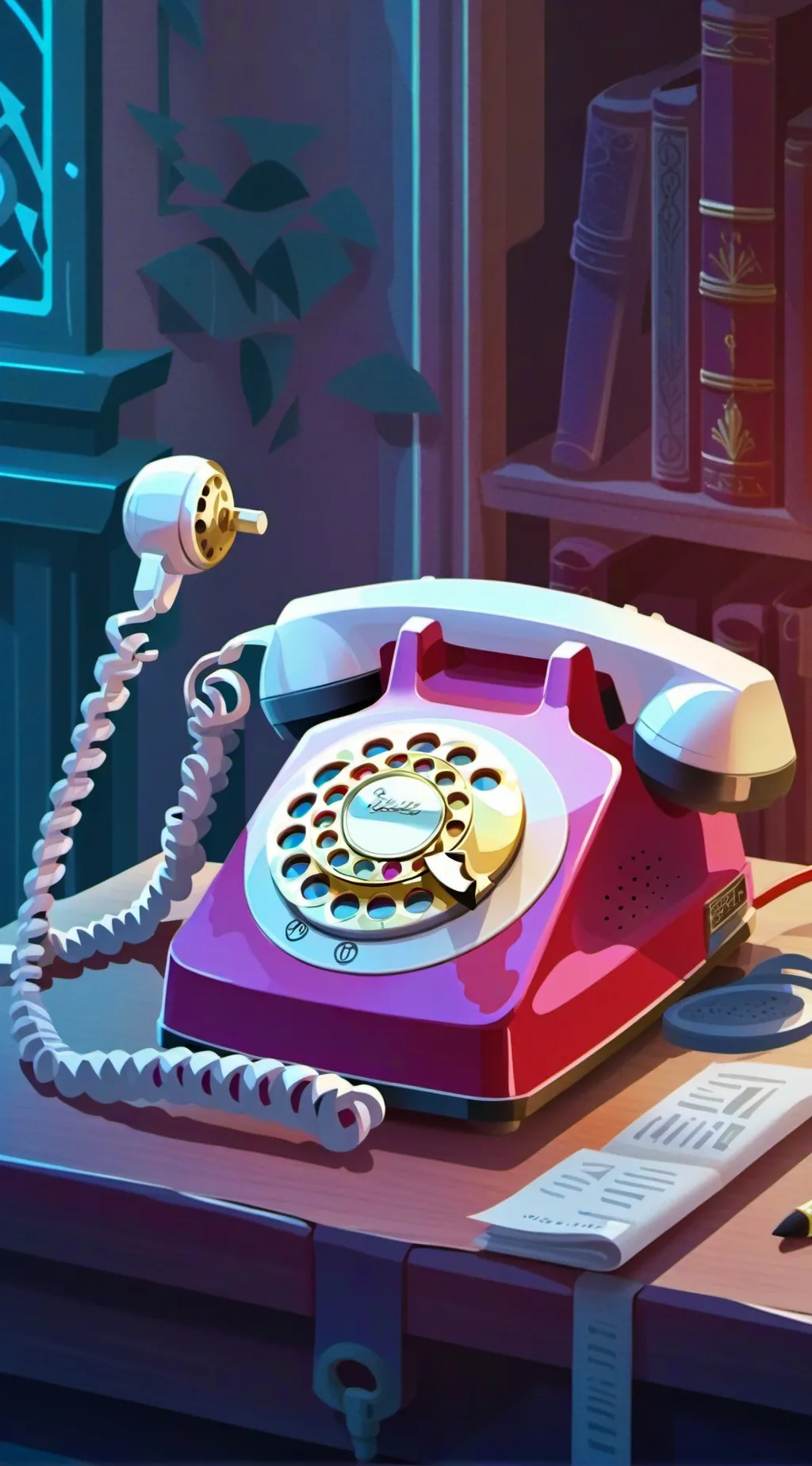 ai character: tu telefono background