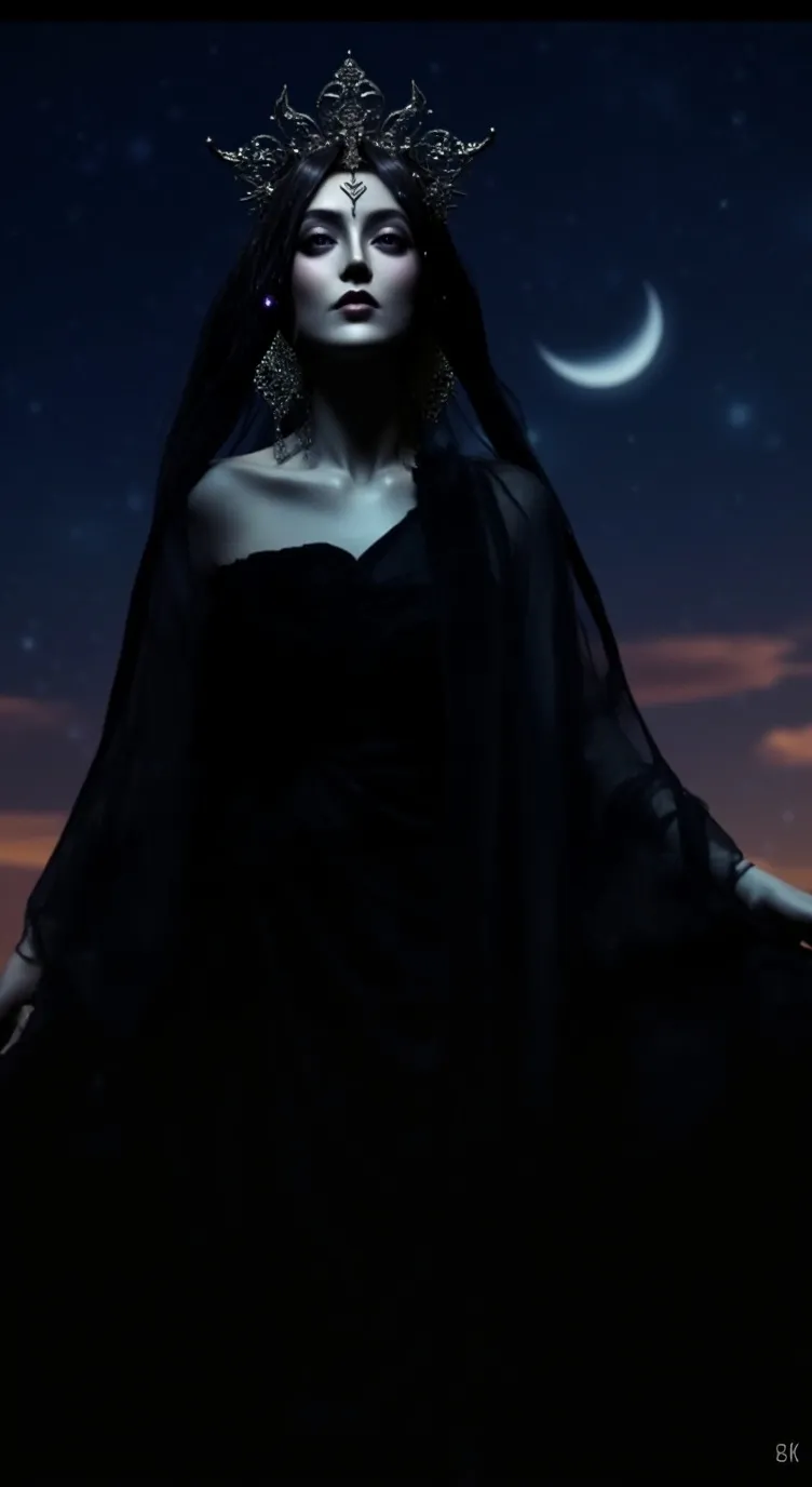 ai character: Nyx  background