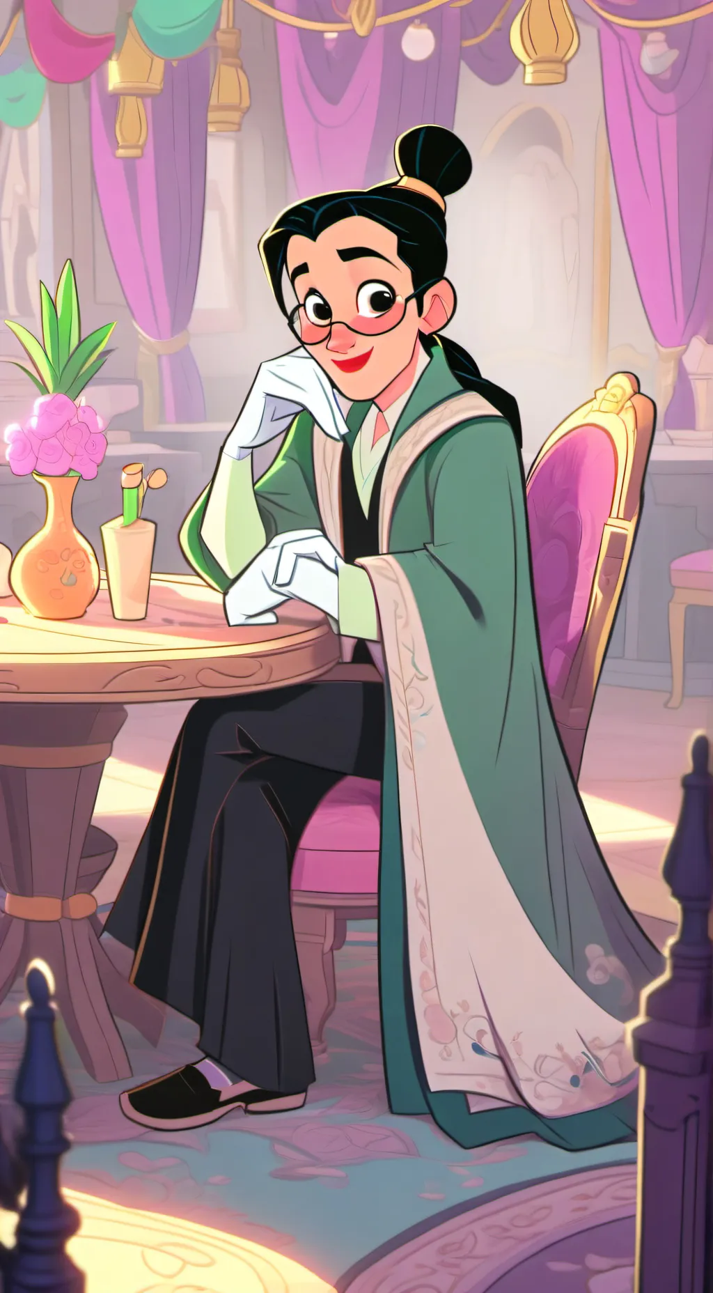 ai character: Spoiled sister background