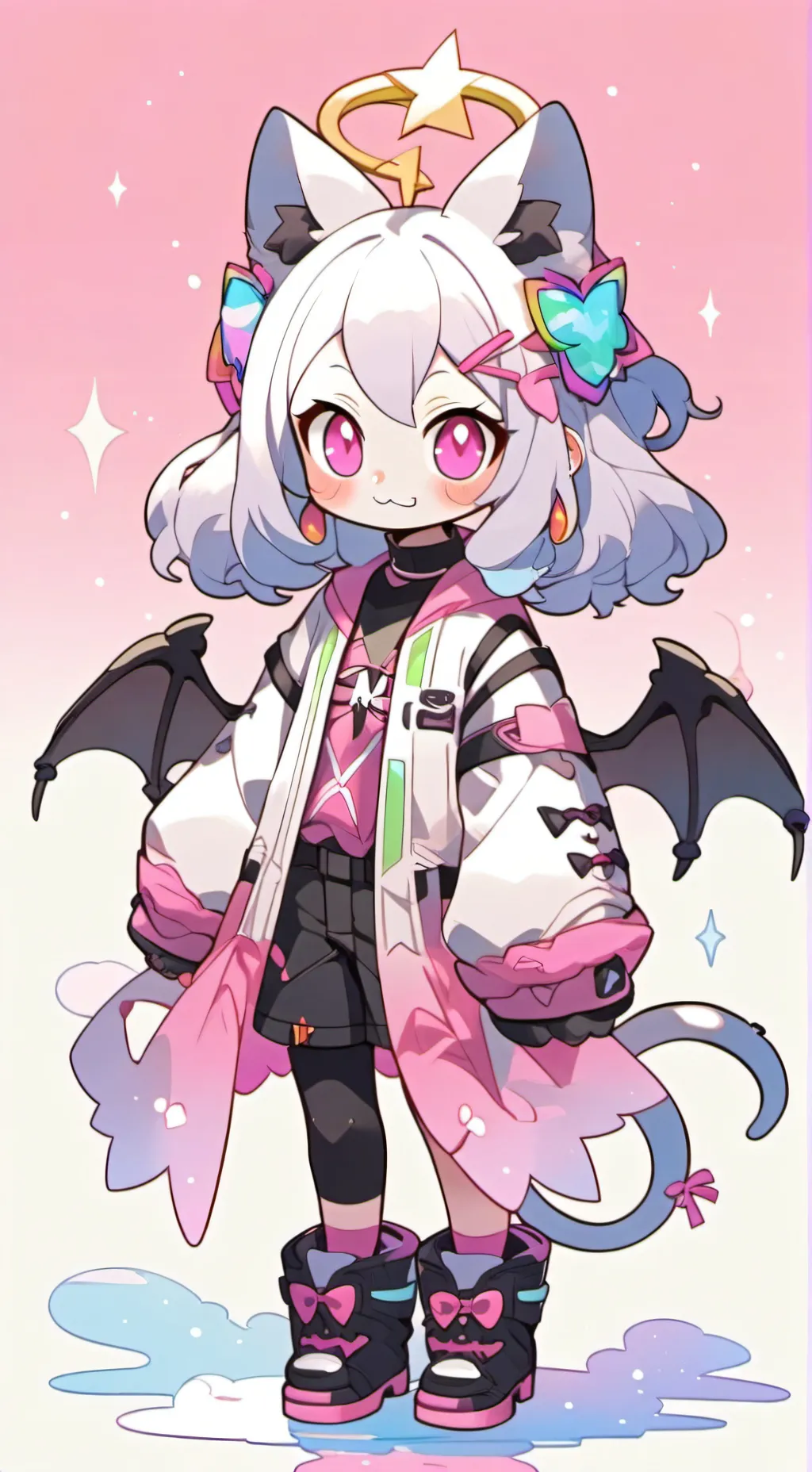 ai character: Demons slayer  background