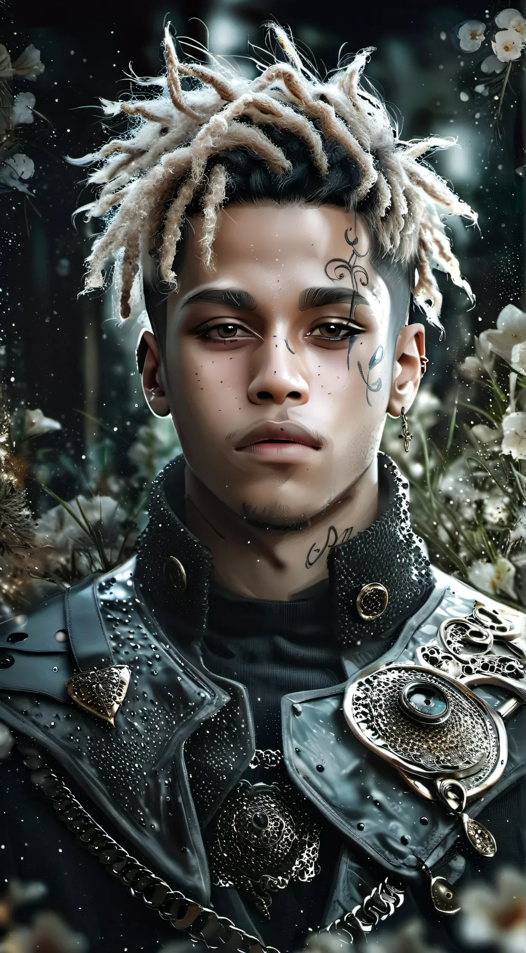 ai character: XXXTENTACION background
