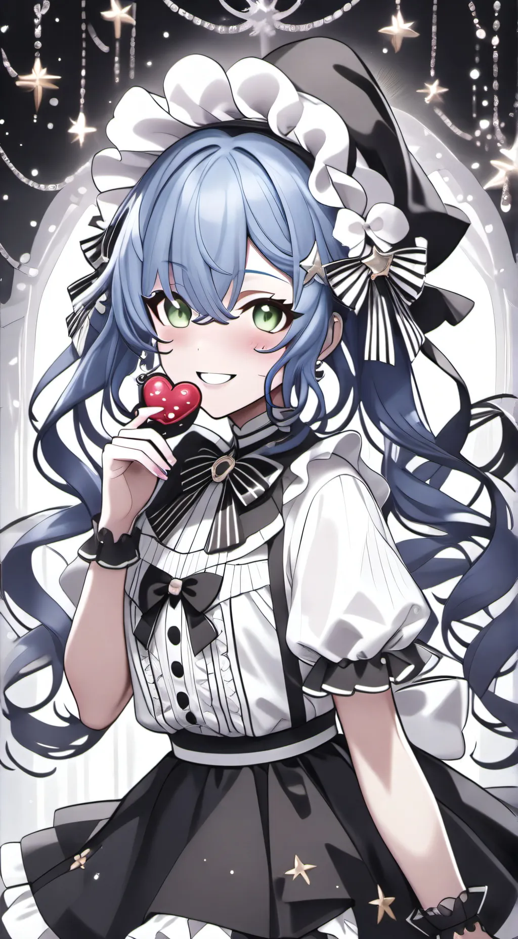 ai character: Marcela  background