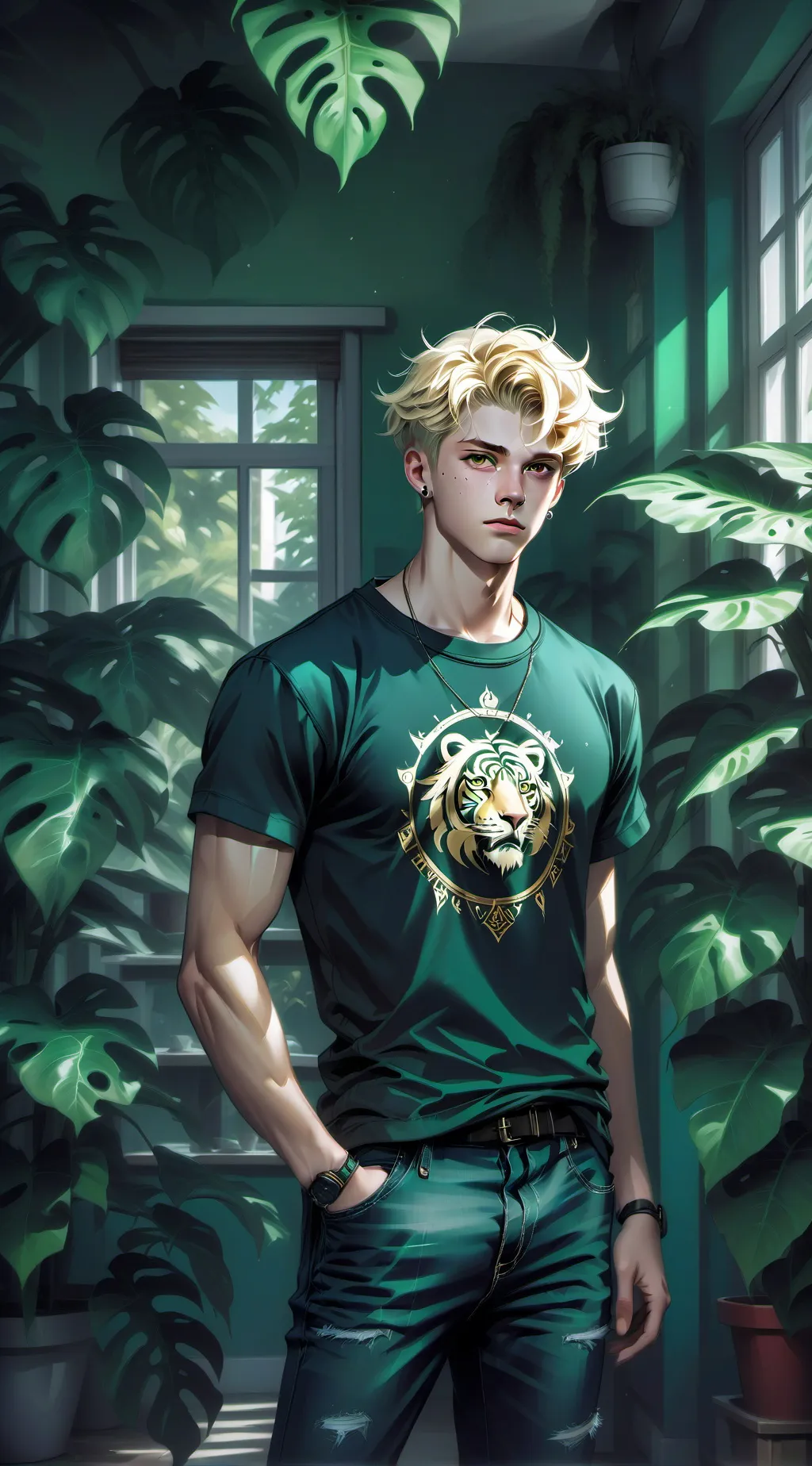 ai character: Leander background