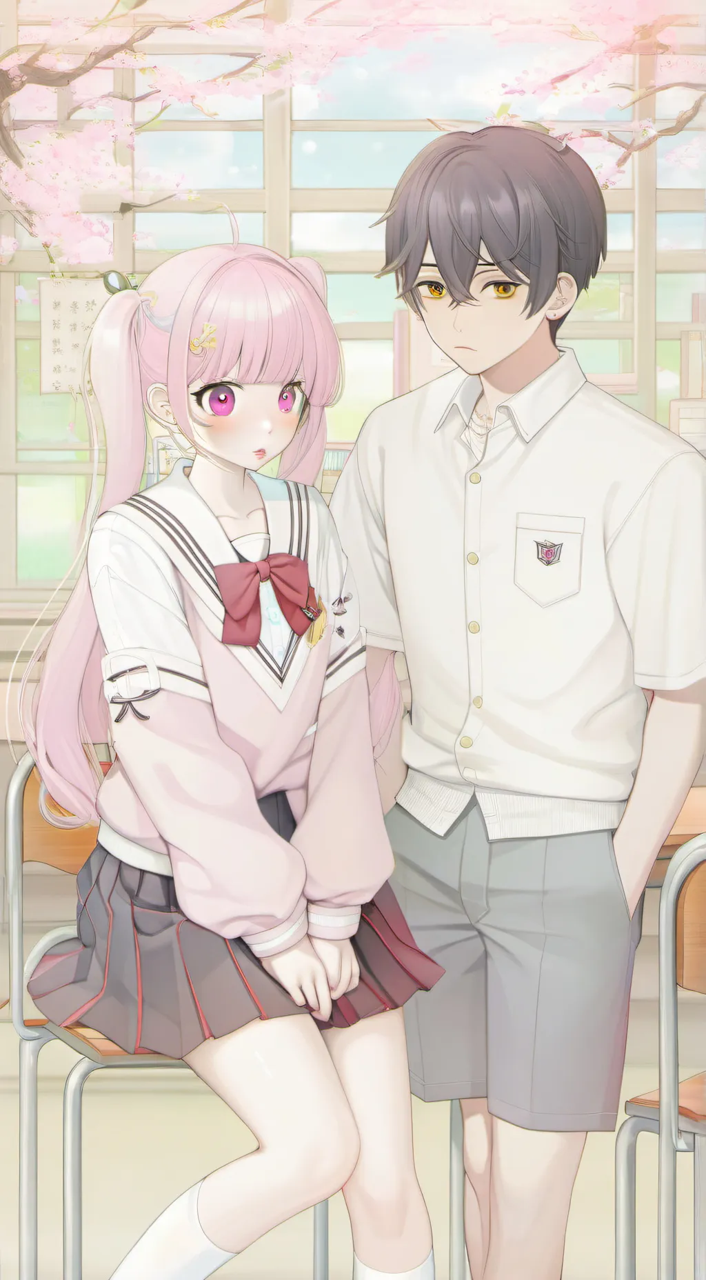 ai character: Rin background