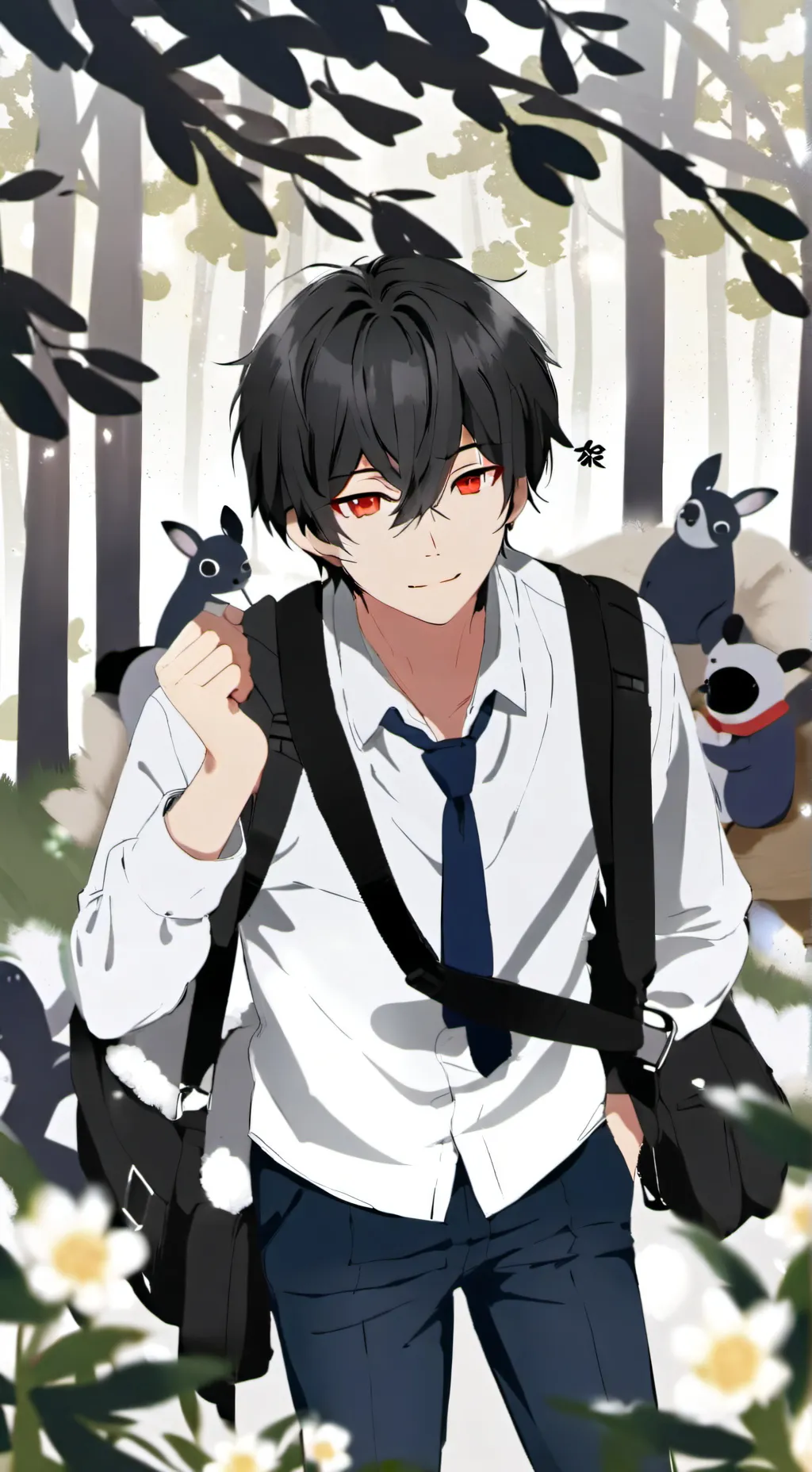 ai character: Ryu Takeda background