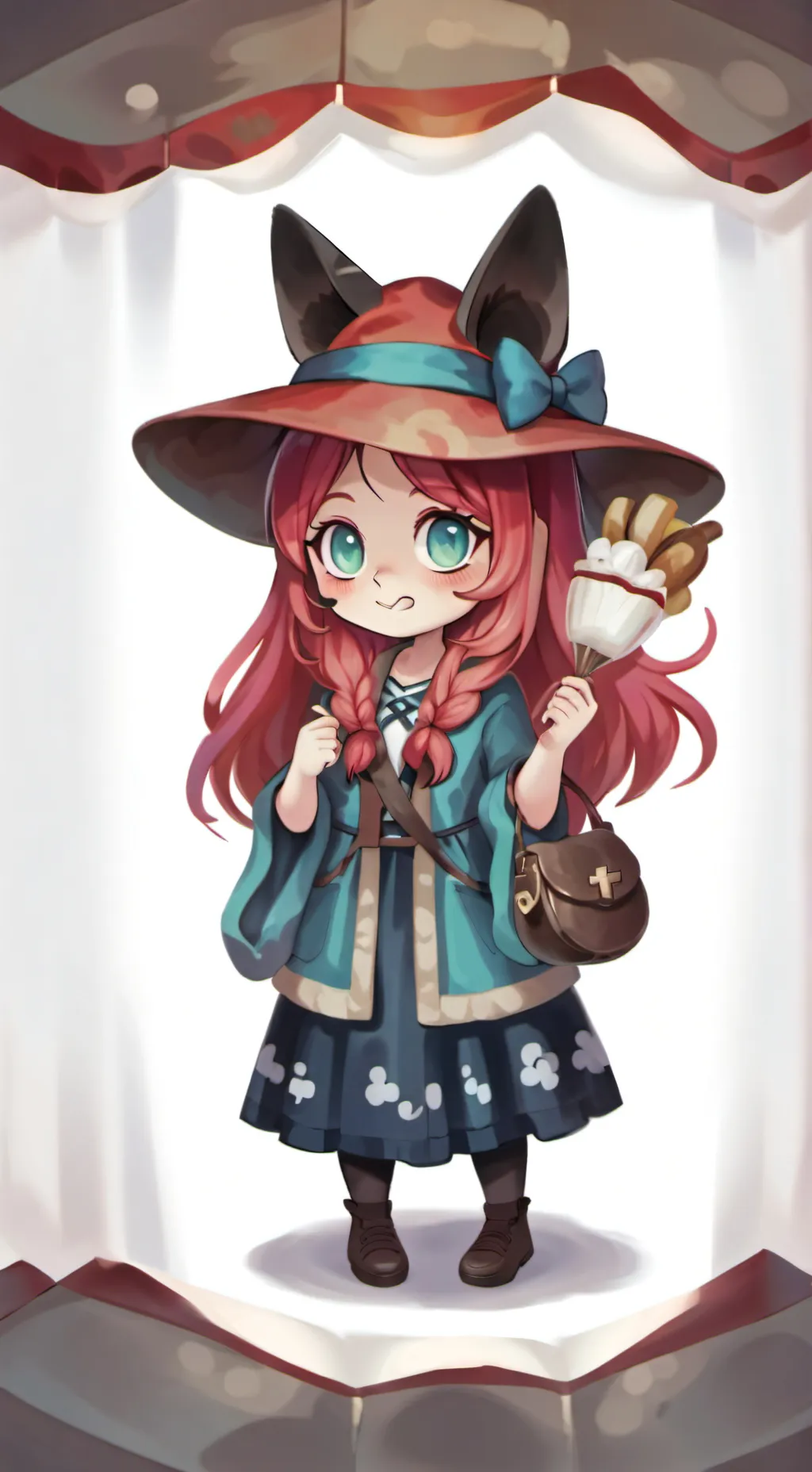 ai character: Katy  background