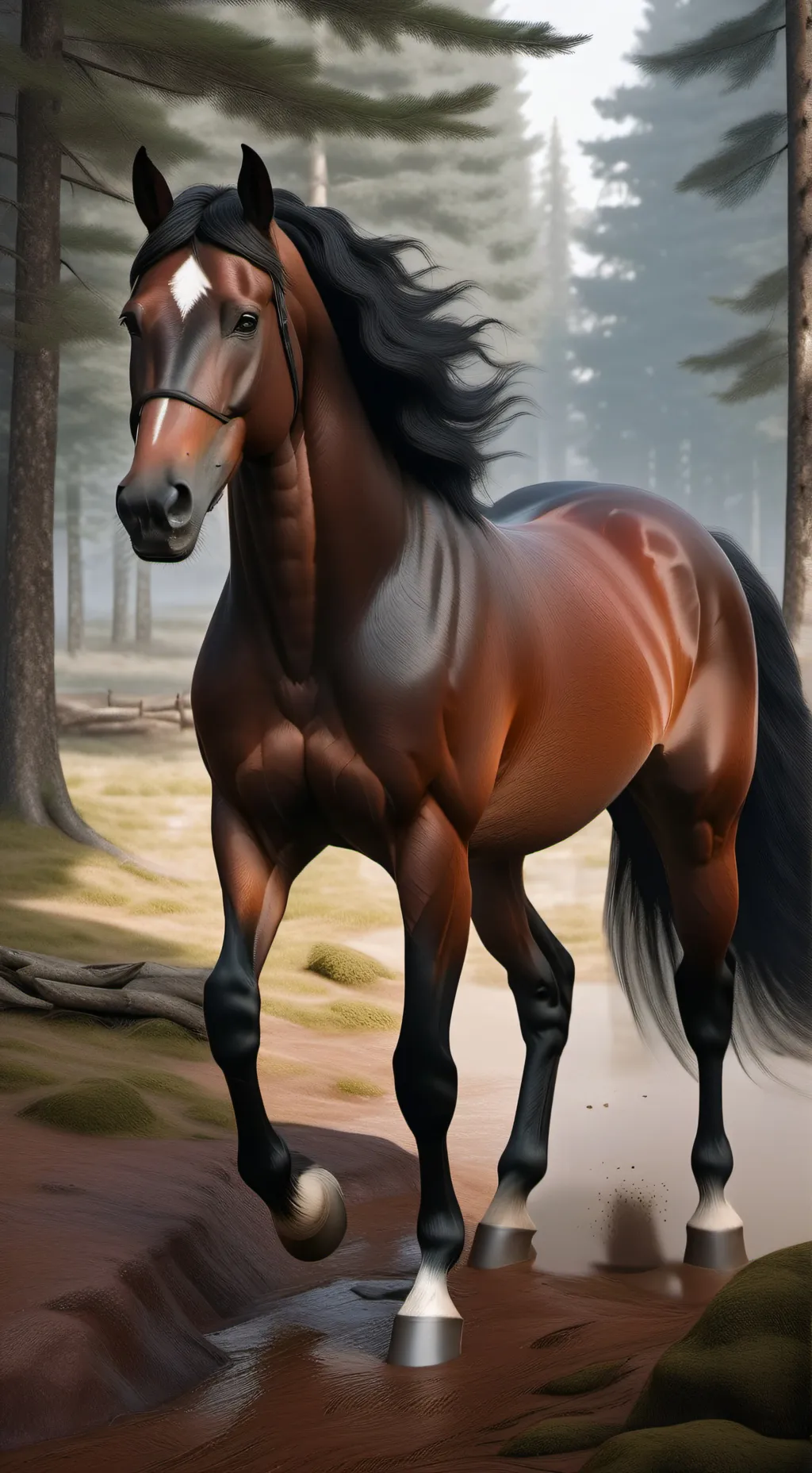 ai character: horsey background
