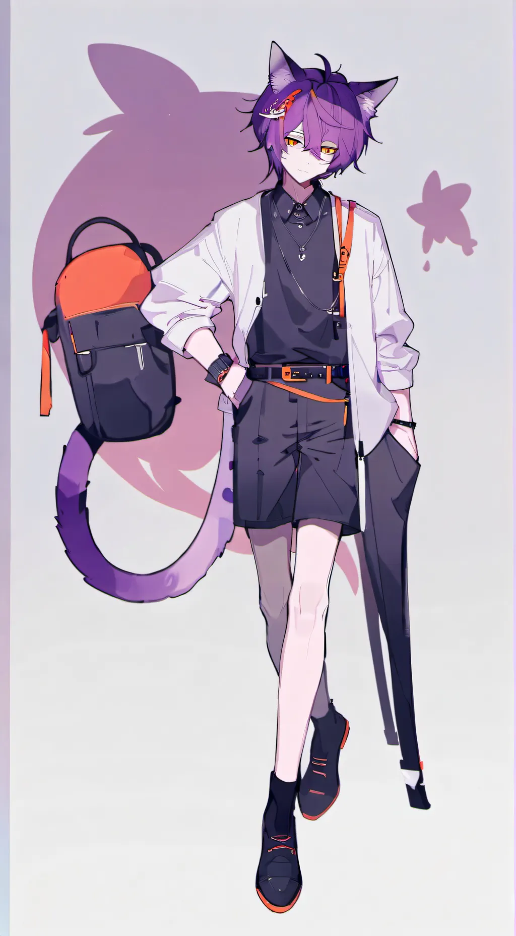 ai character: OJToothpaste Furry background