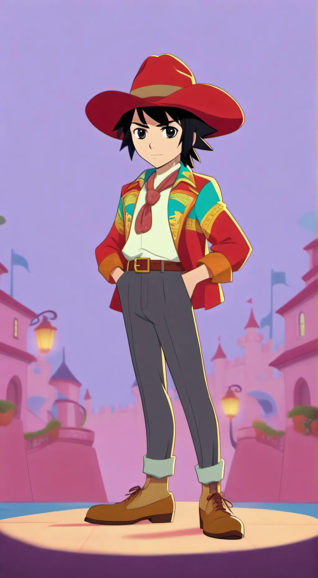 ai character: chate background
